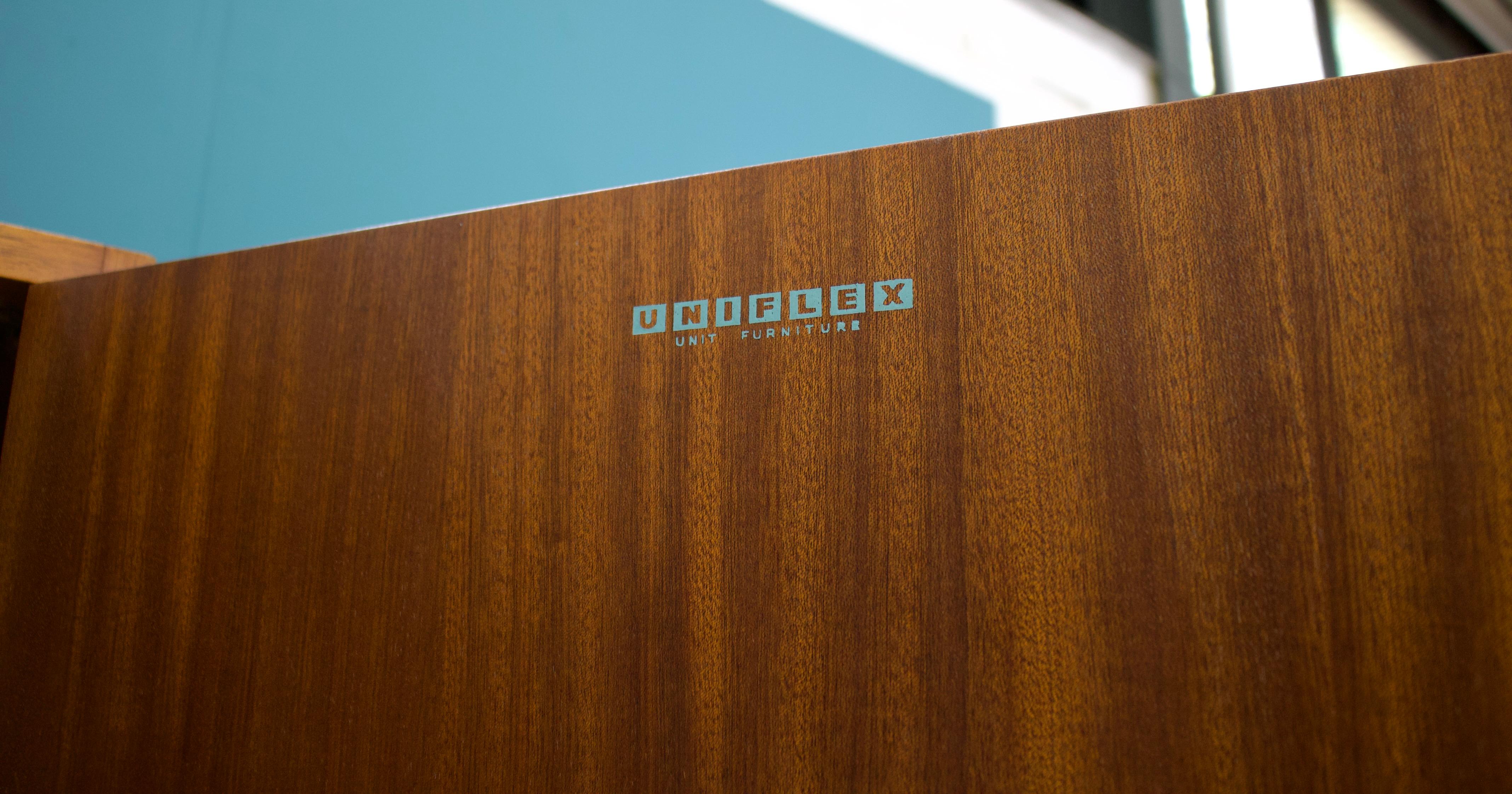 Teak Wardrobe from Uniflex, 1960s For Sale 4
