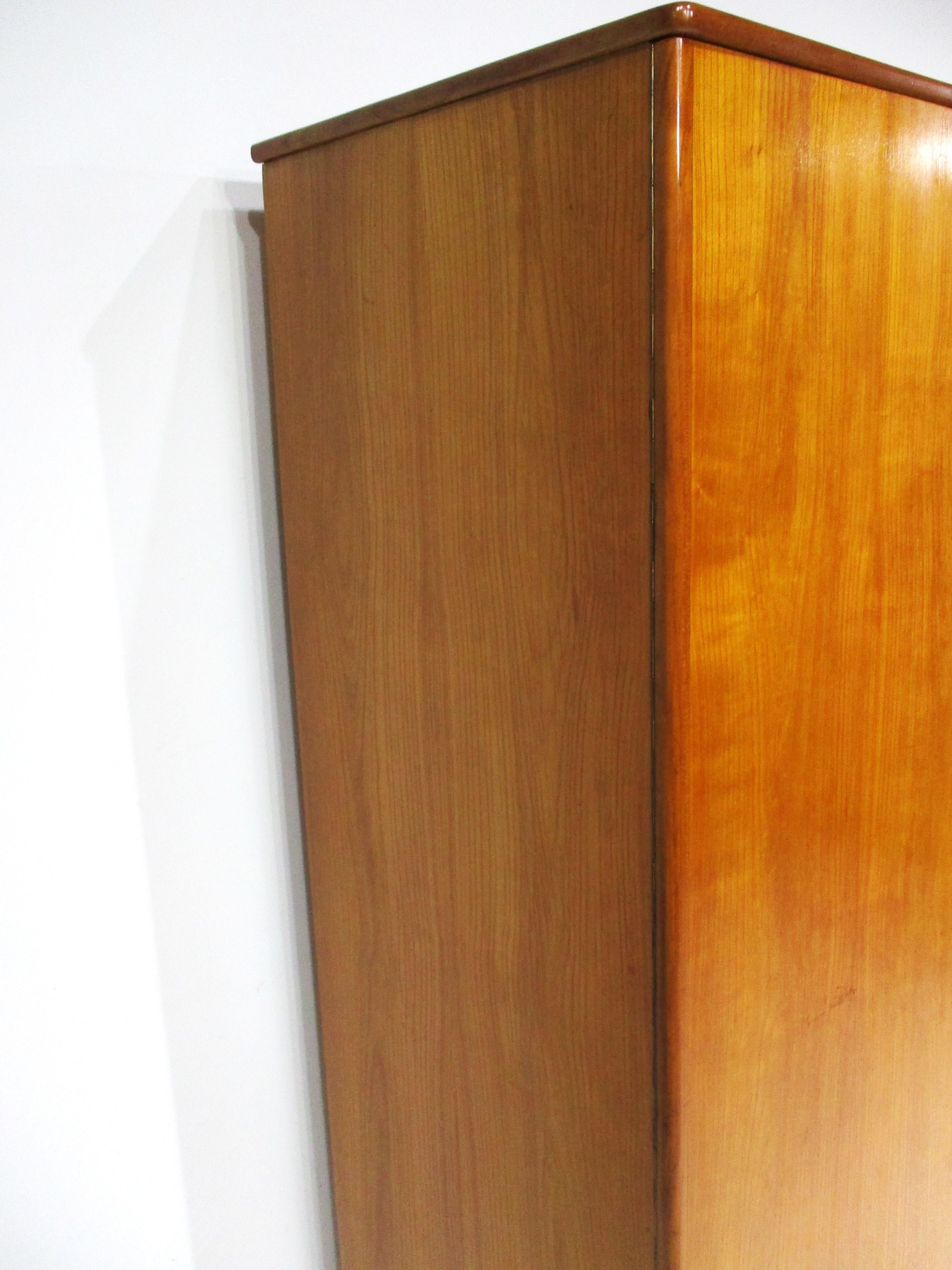 Teak Wardrobe or Armoire in the style of Arne Vodder Denmark 8