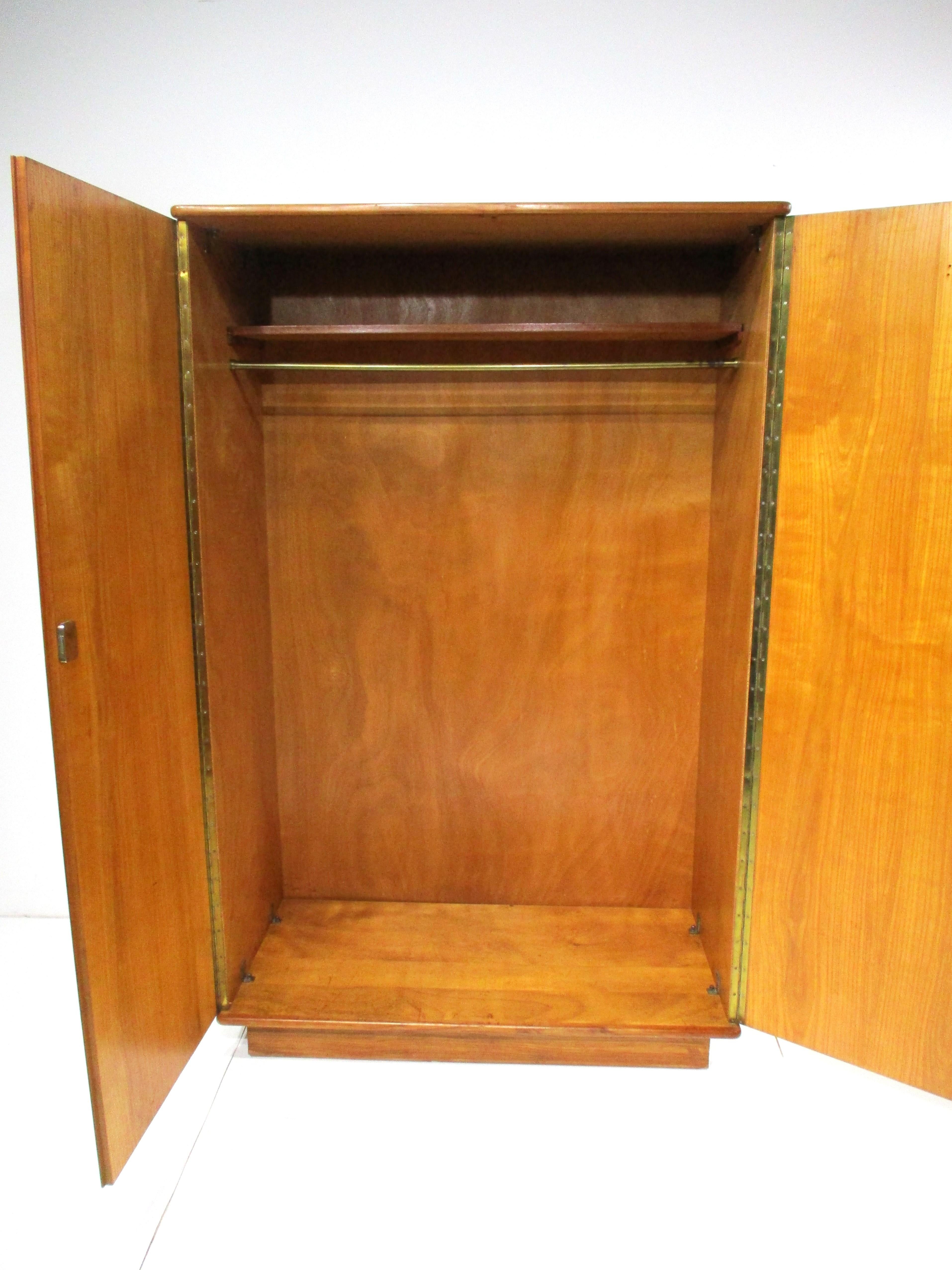 Danish Teak Wardrobe or Armoire in the style of Arne Vodder Denmark