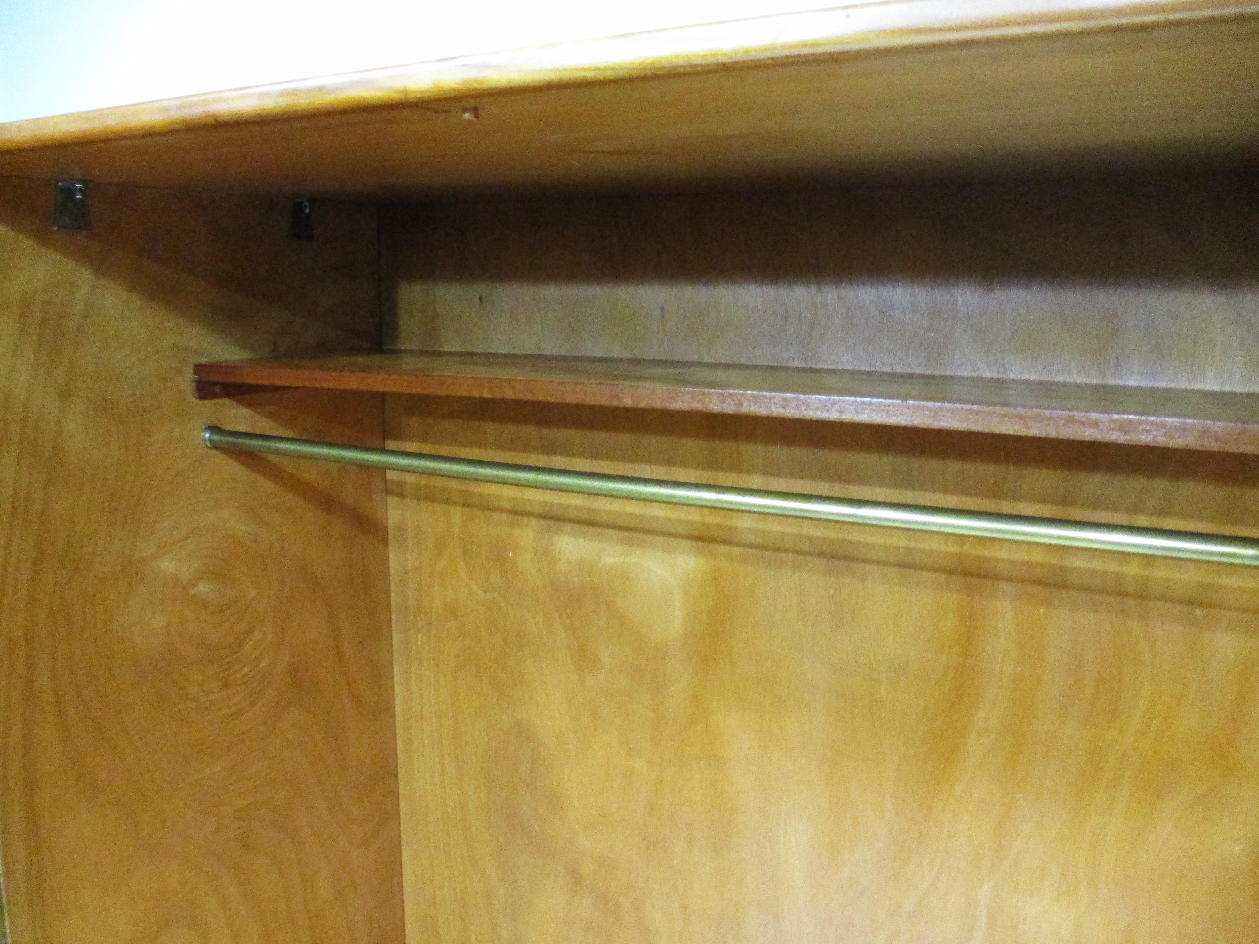 Teak Wardrobe or Armoire in the style of Arne Vodder Denmark 1