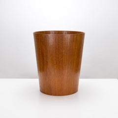 Teak Waste Paper Basket by Martin Åberg for Servex, Sweden, 1960s