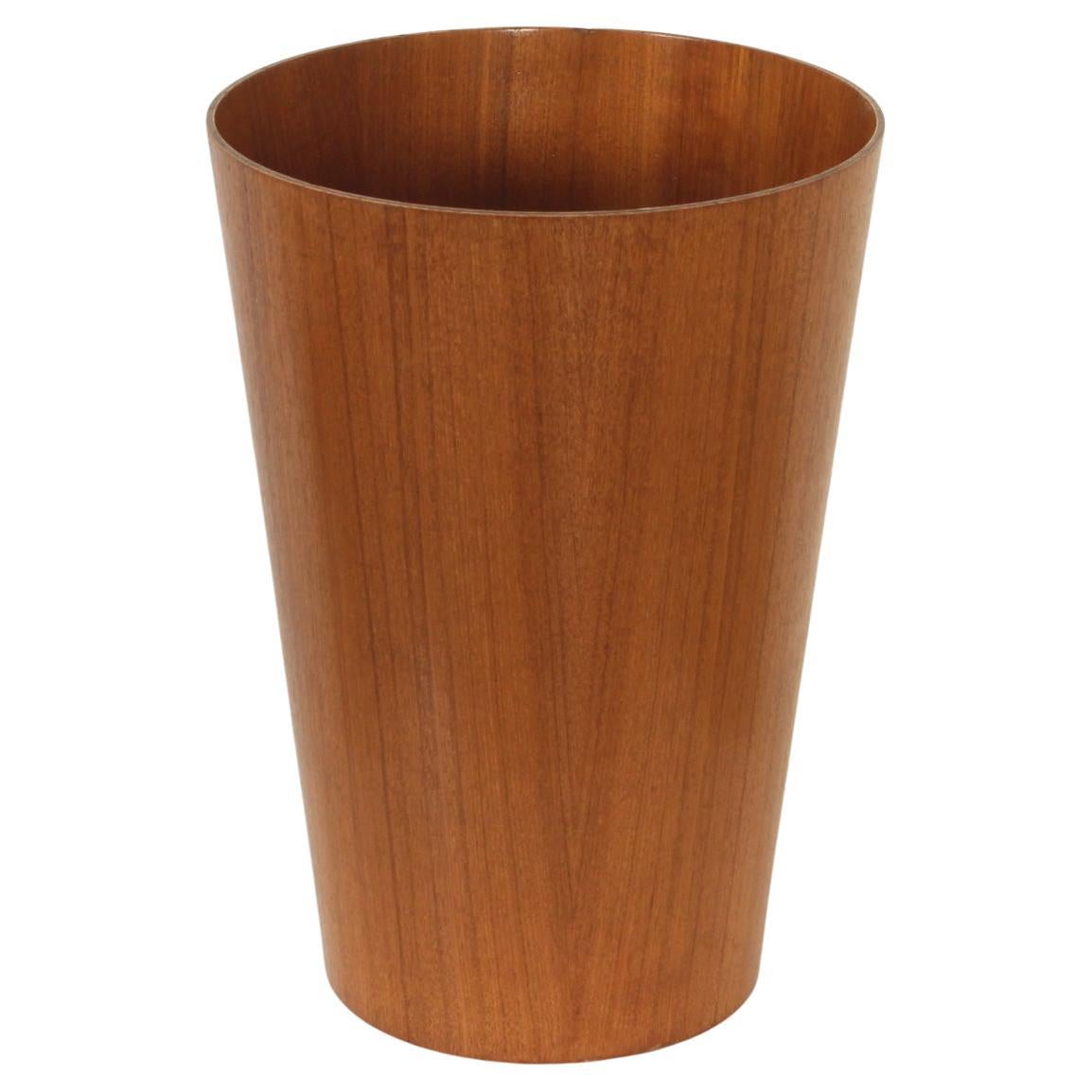 Teak Wastepaper by Martin Åberg, Sweden, 1960's
