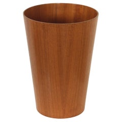 Teak Wastepaper by Martin Åberg, Sweden, 1960's