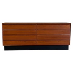Teak Westnofa 8 Drawer Chest of Drawers Mid-Century Modern Norway 1970s
