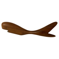 Teak Whale Bottle Opener