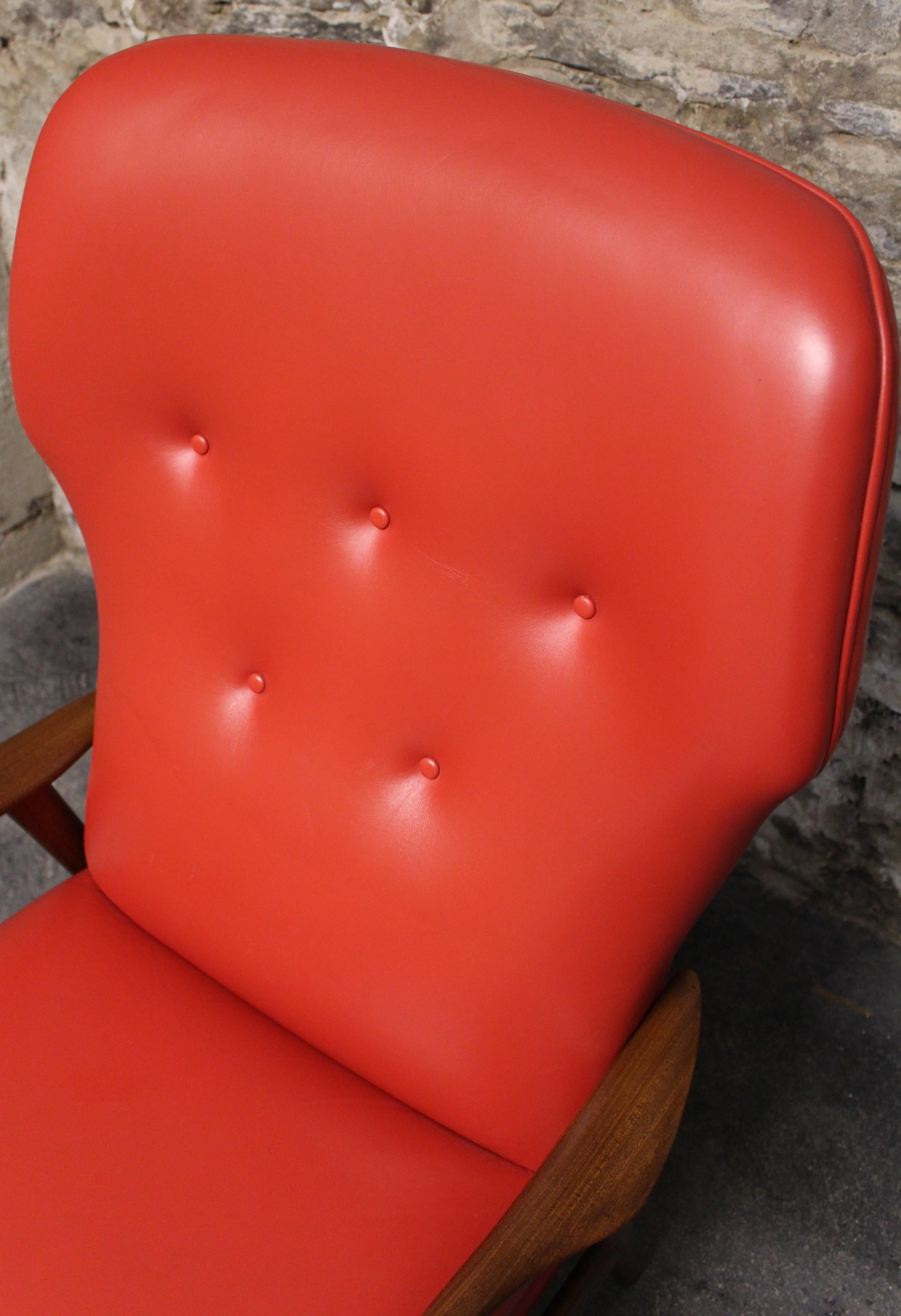 Teak Wingback Lounge Chair for Westnofa by Ingmar Relling 4