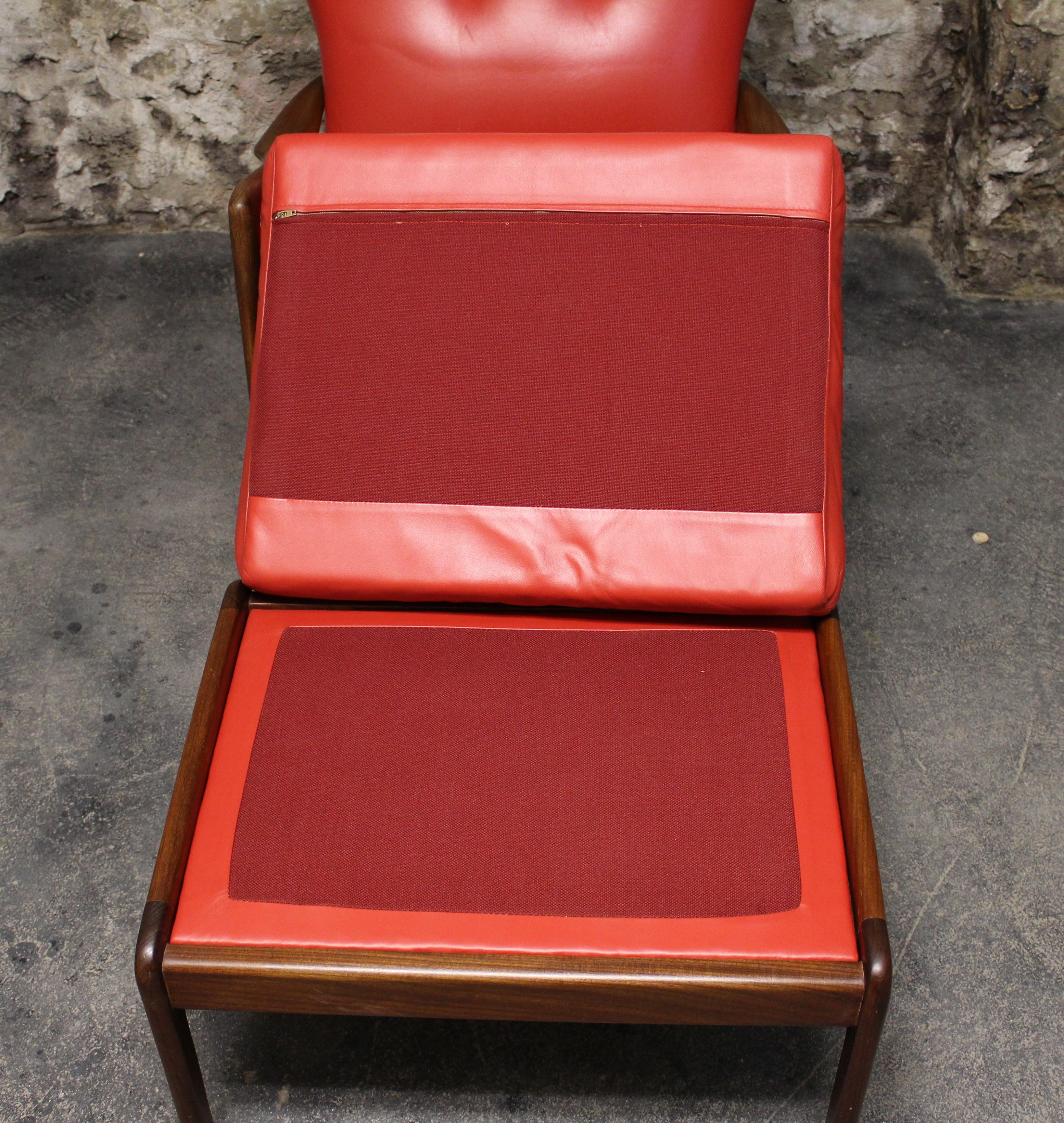 Teak Wingback Lounge Chair for Westnofa by Ingmar Relling 5