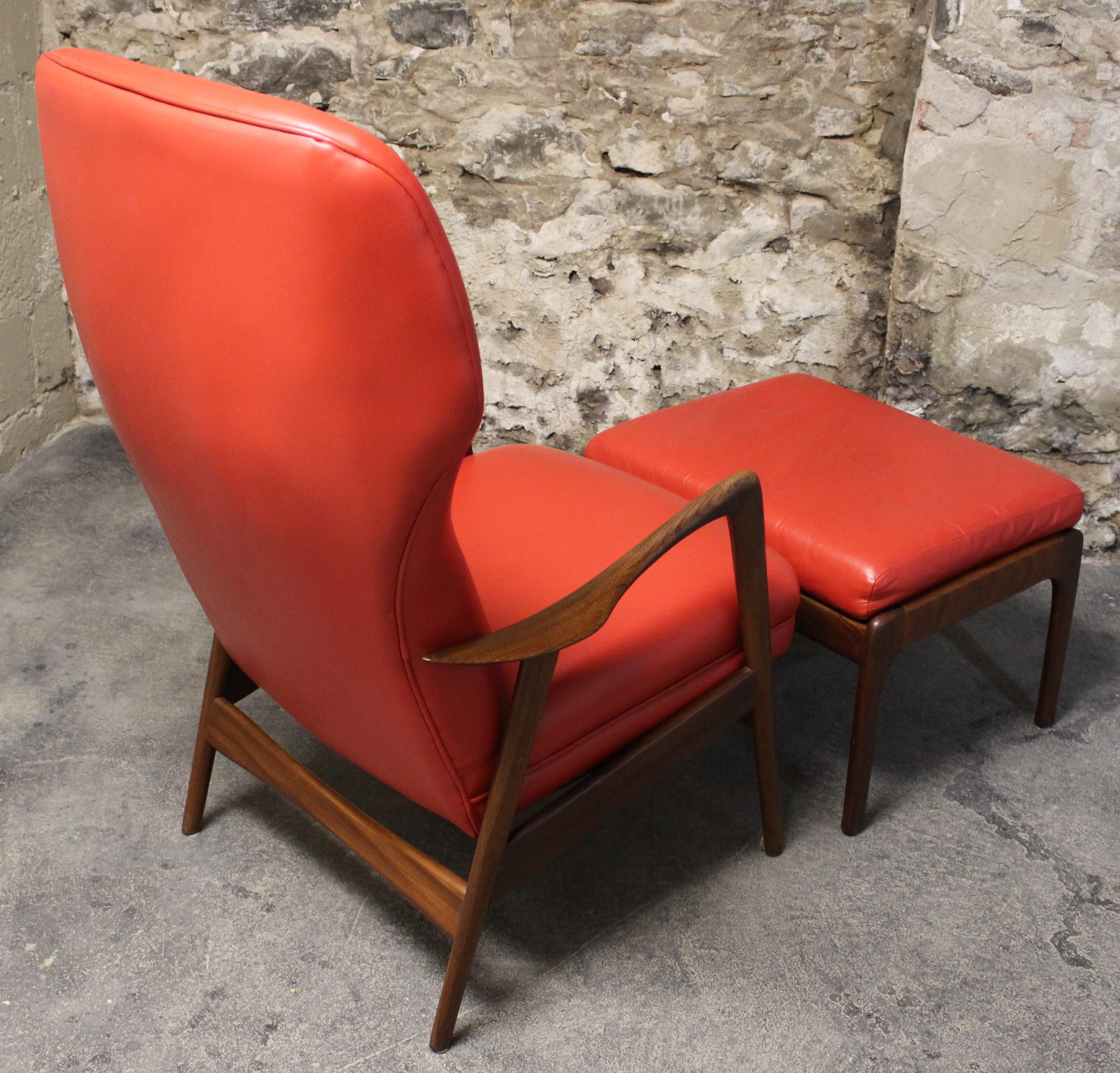 Teak Wingback Lounge Chair for Westnofa by Ingmar Relling 1