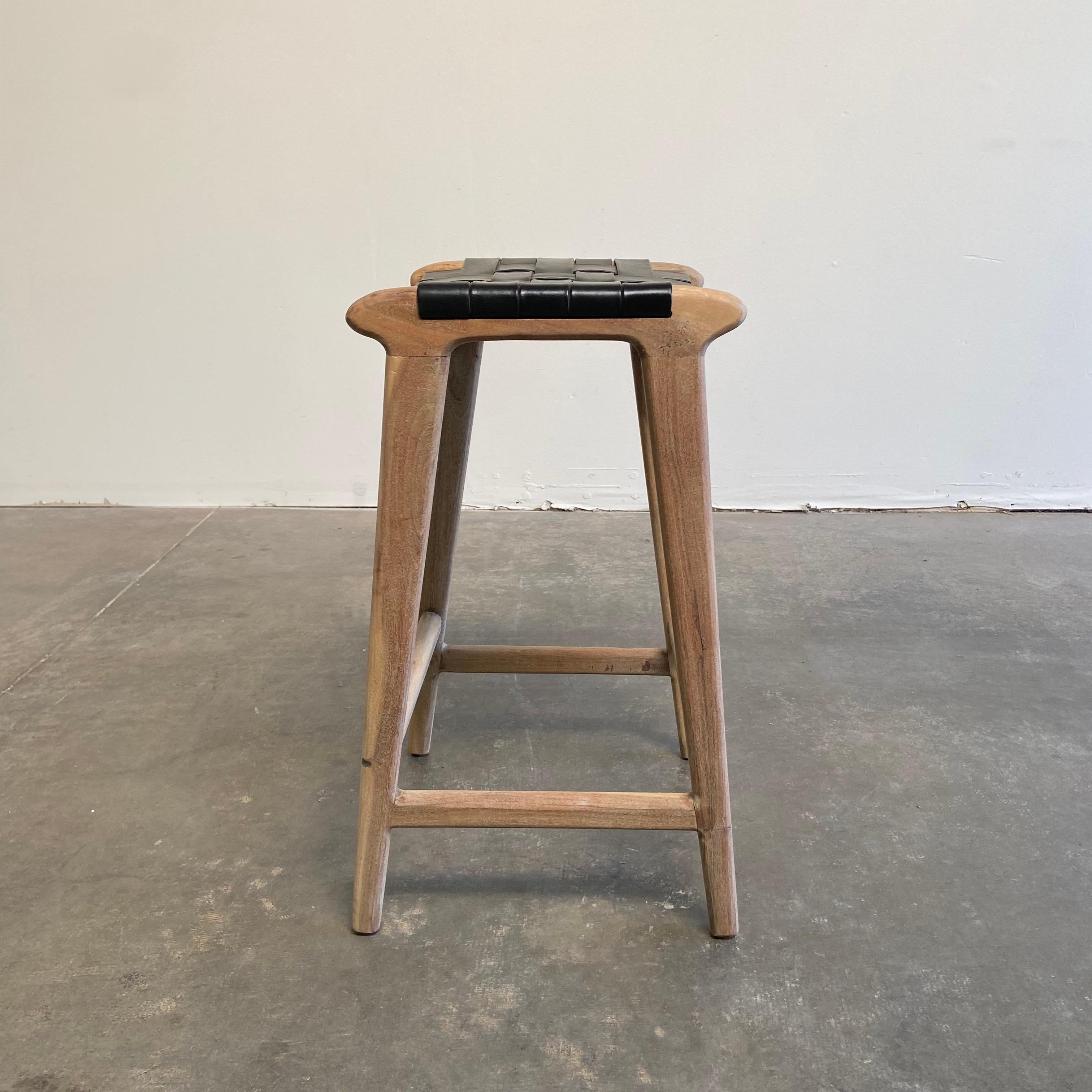 leather strap counter stools