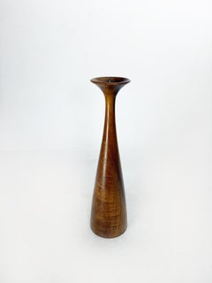 Teak wood candlestick, Scandinavian, 1960