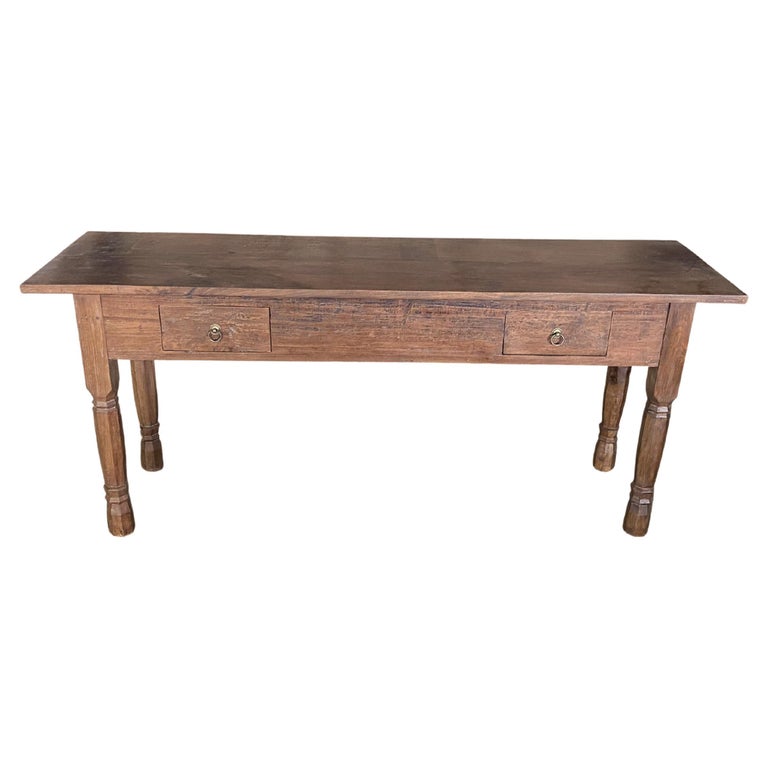Teak Wood Console Table Java, Indonesia For Sale at 1stDibs