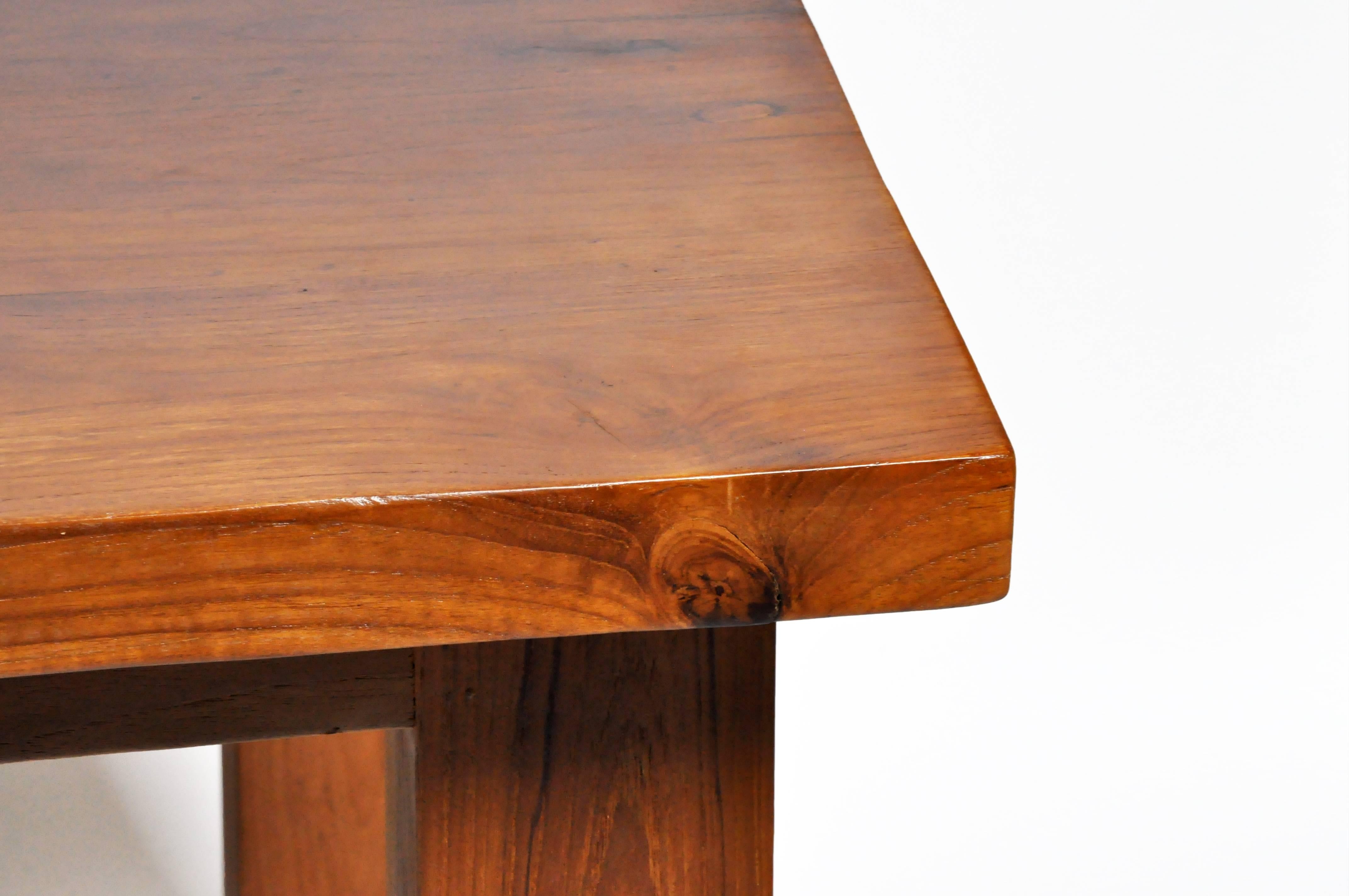 Contemporary Teak Wood Dining Table