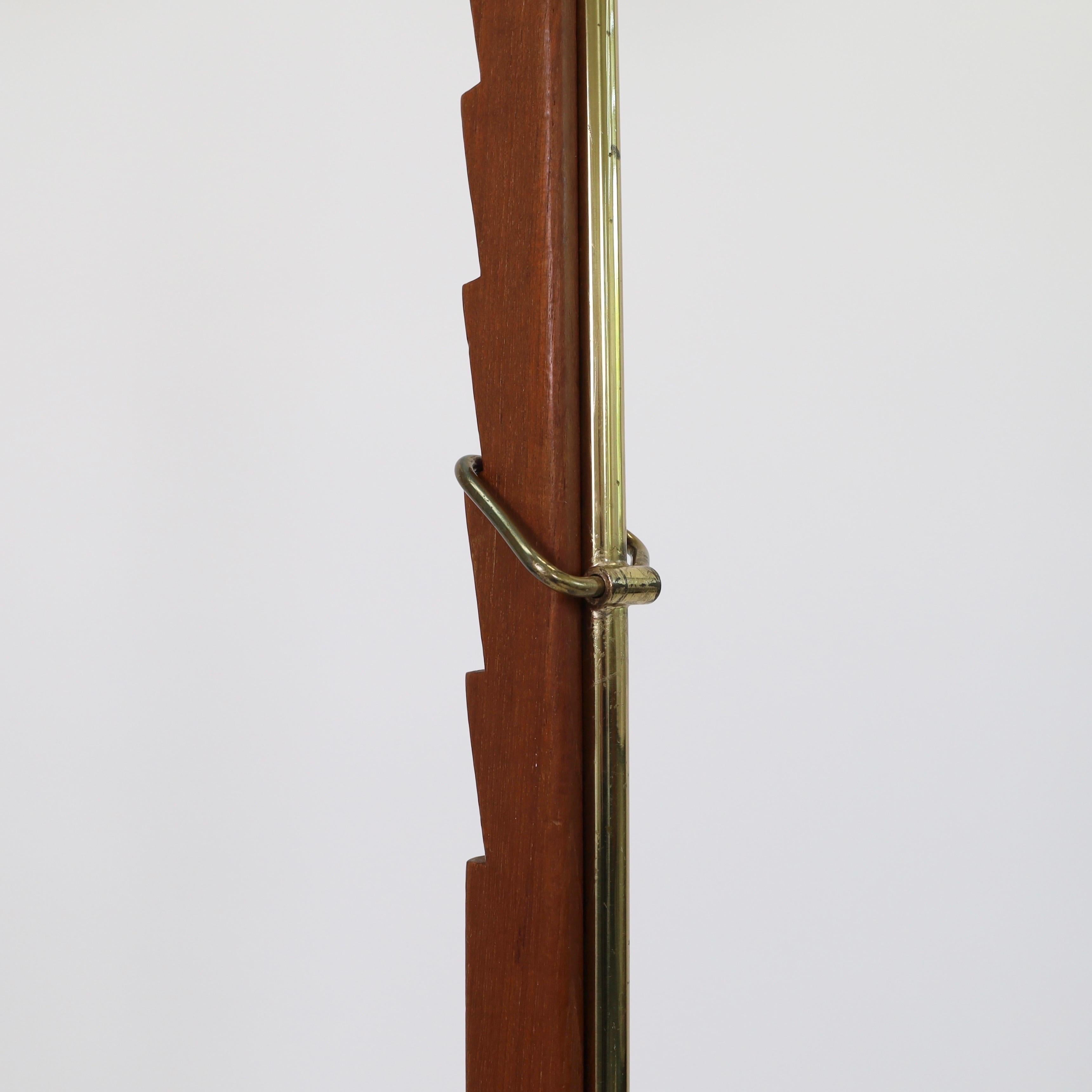 Lampada da terra in legno di teak di Svend Aage Holm Sorensen, 1960, Danimarca in vendita 9