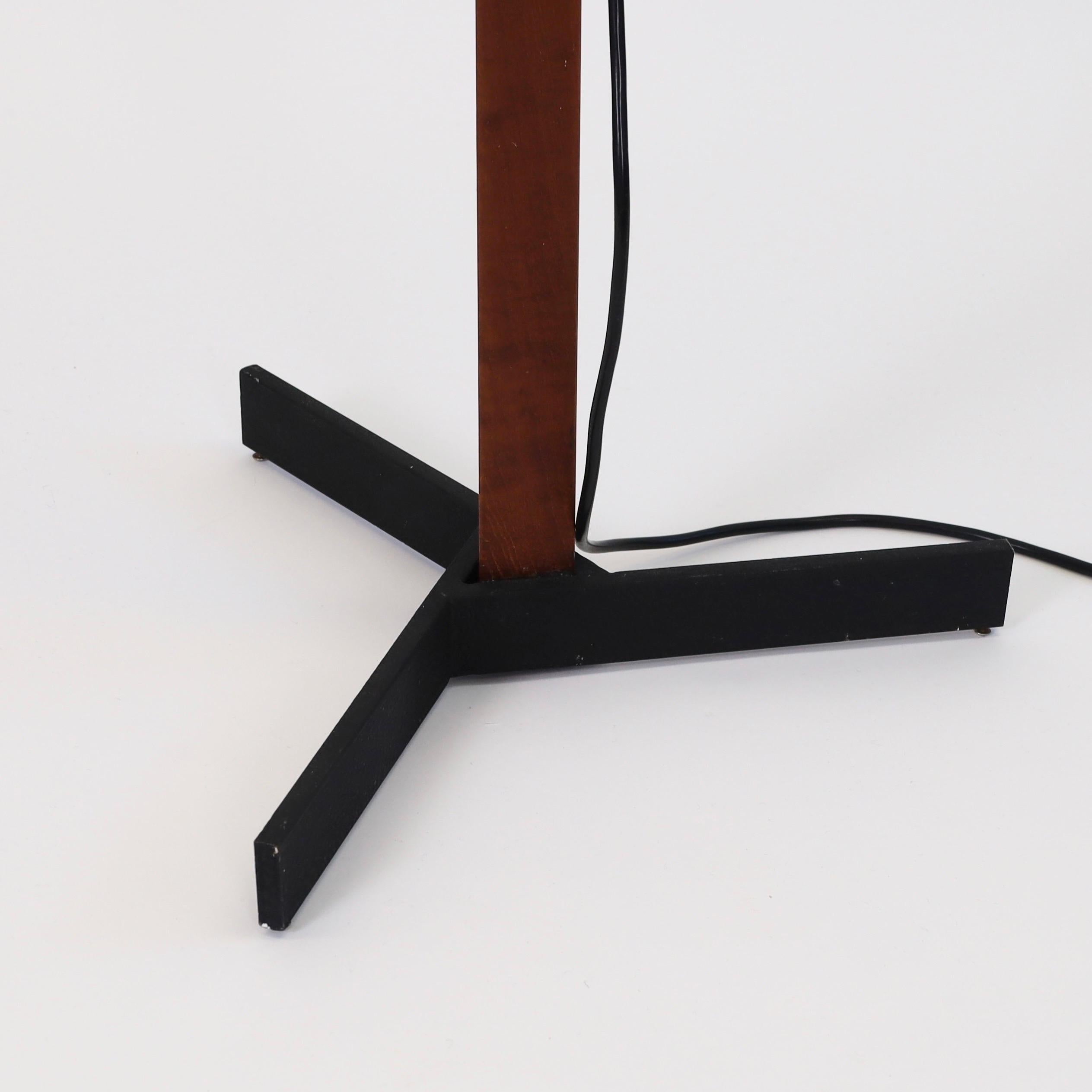 Lampada da terra in legno di teak di Svend Aage Holm Sorensen, 1960, Danimarca in vendita 10