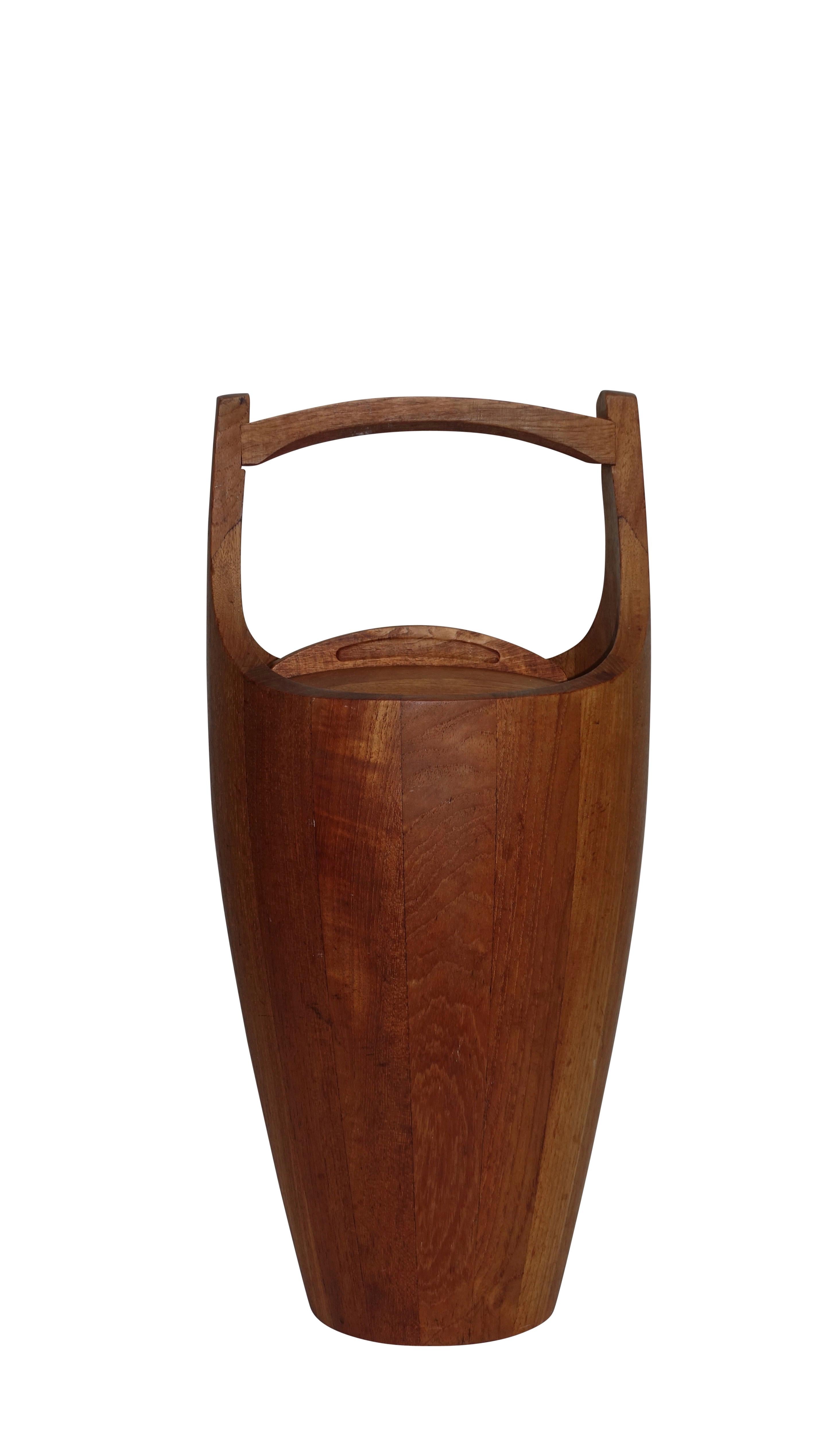 Teak Wood Ice Bucket by Jens Quistaard, Mid-Century Danish Modern 1