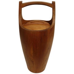 Teak Wood Ice Bucket by Jens Quistaard, Mid-Century Danish Modern