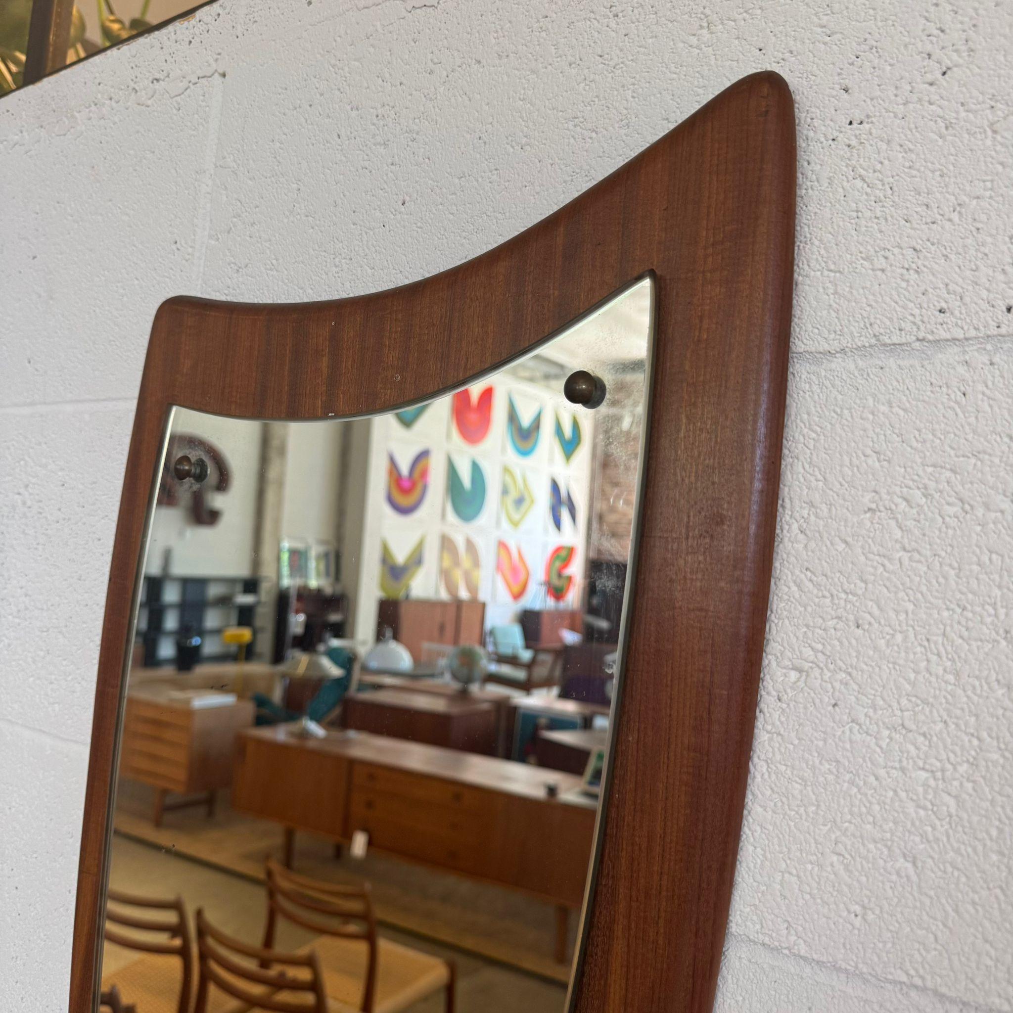 Danish Teak wood mirror, Denmark 1960 en vente