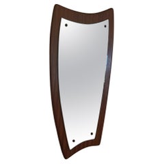 Teak wood mirror, Denmark 1960