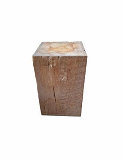 Teak Wood Pedestal Crafted in Java, Indonesia