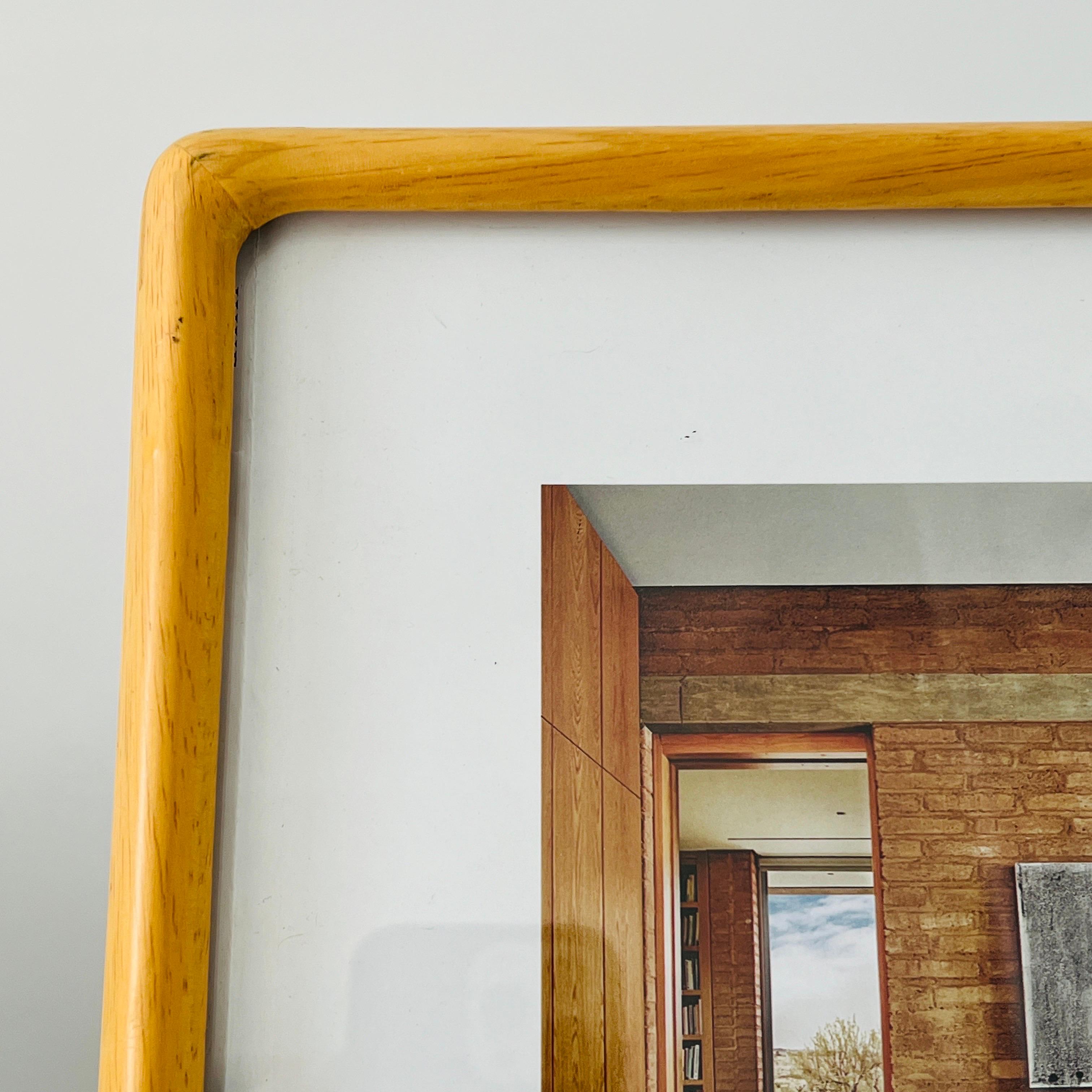 Marco de fotos de mediados de siglo en madera de teca 8