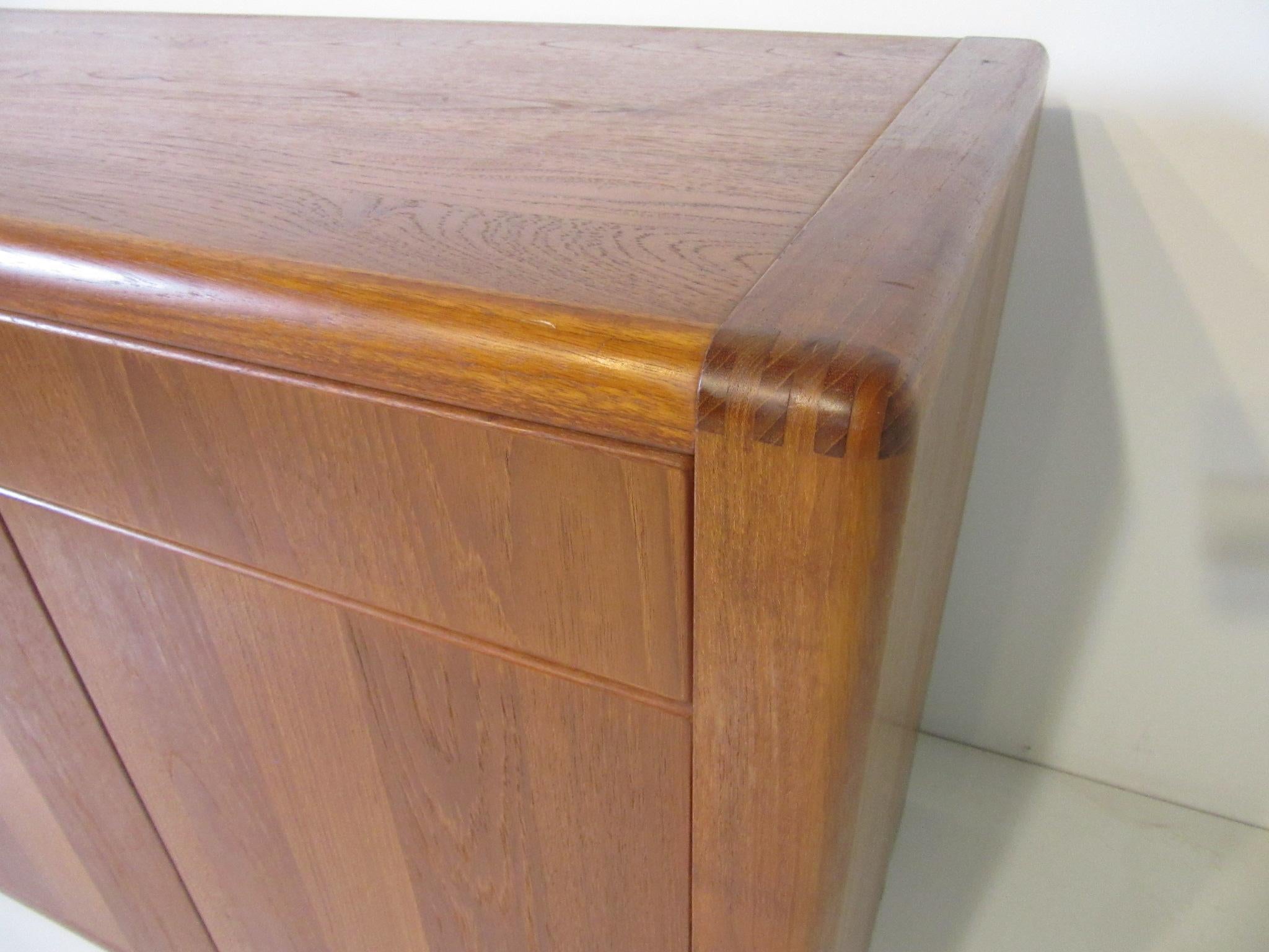 Teak Wood Server / Chest / Credenza in the Danish Style by D- Scan 3
