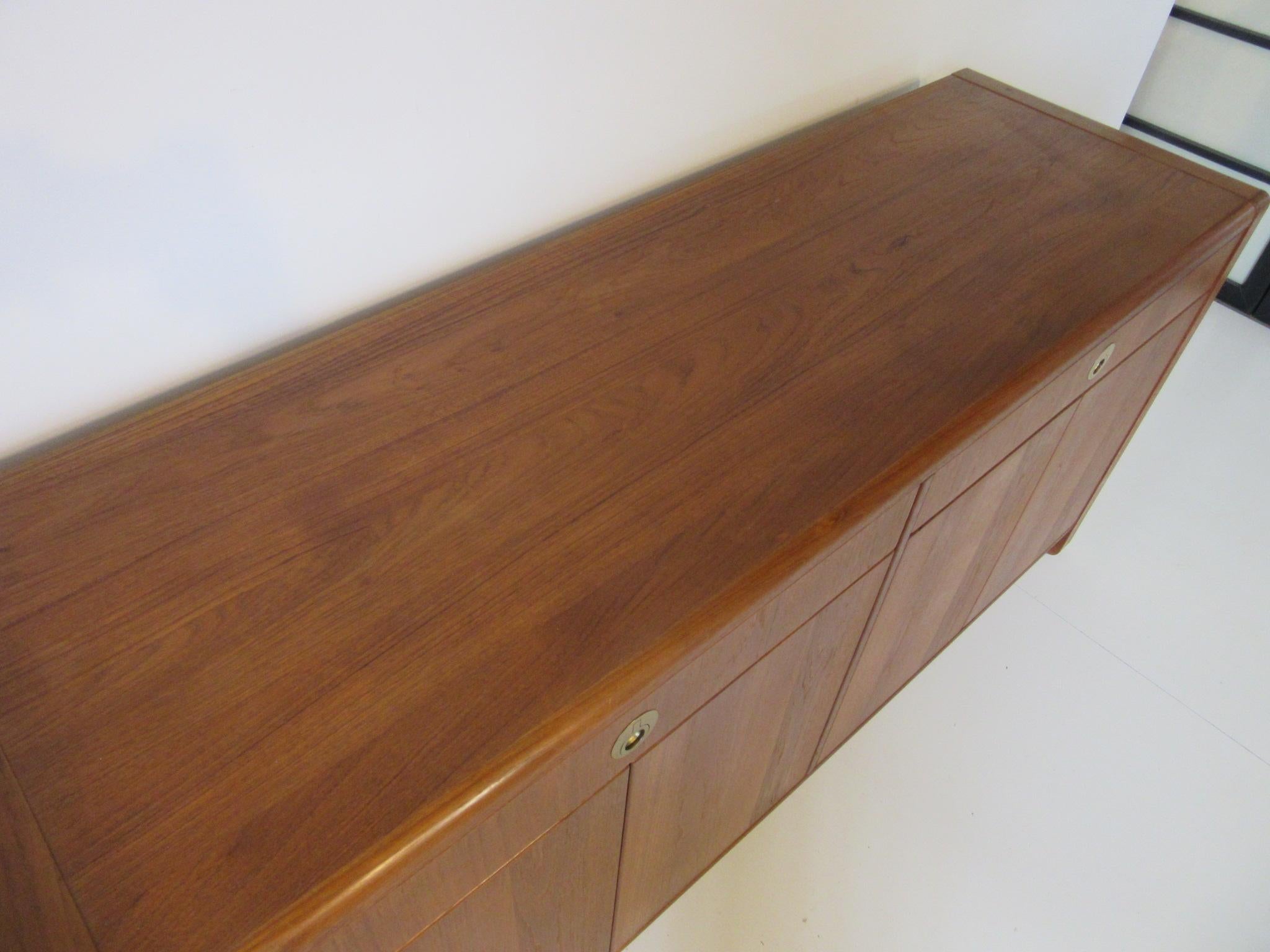 Teak Wood Server / Chest / Credenza in the Danish Style by D- Scan 2
