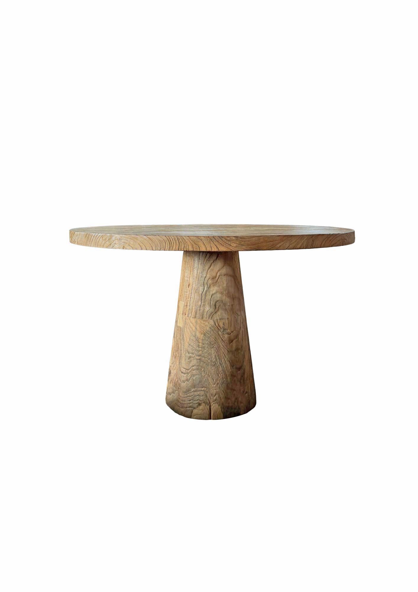 Mesa de Madera de Teca, Impresionantes Texturas de Madera Acabado Natural, Moderno Orgánico Siglo XXI y contemporáneo en venta