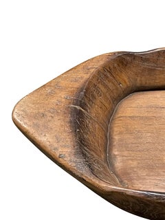 Teak Wood Two Handled Tray, China, 1950s