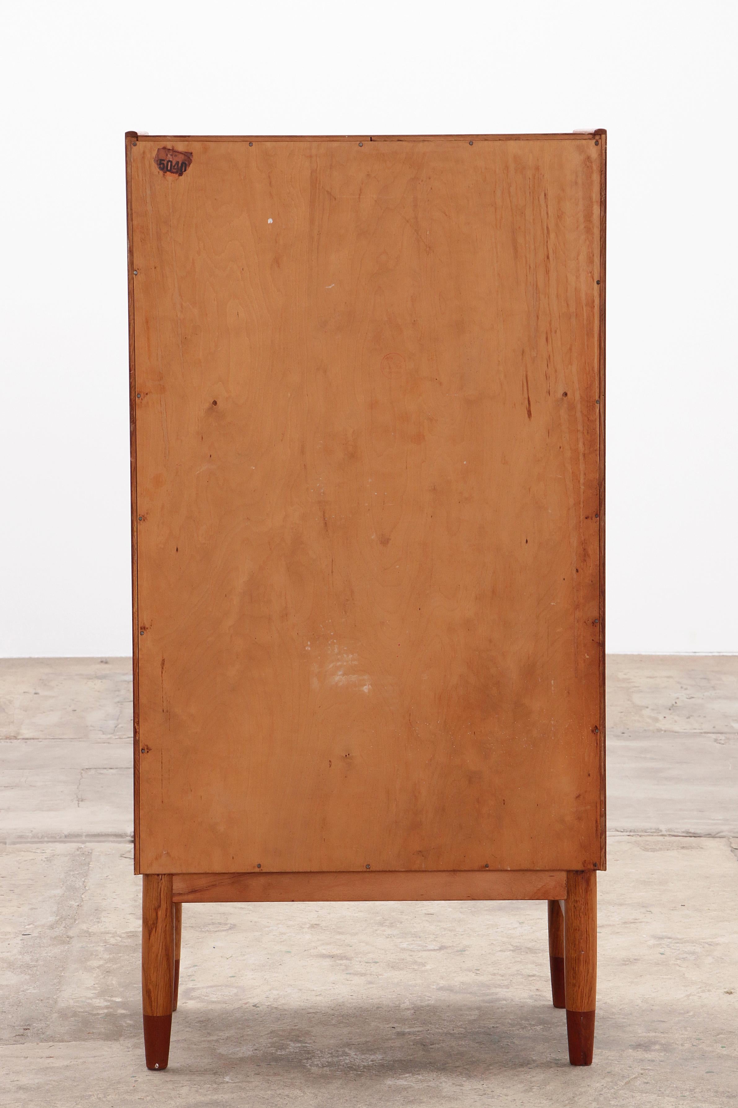 Mid-20th Century Teak wooden chest of drawers by Poul Volther by Munch Mobler, Denmark For Sale