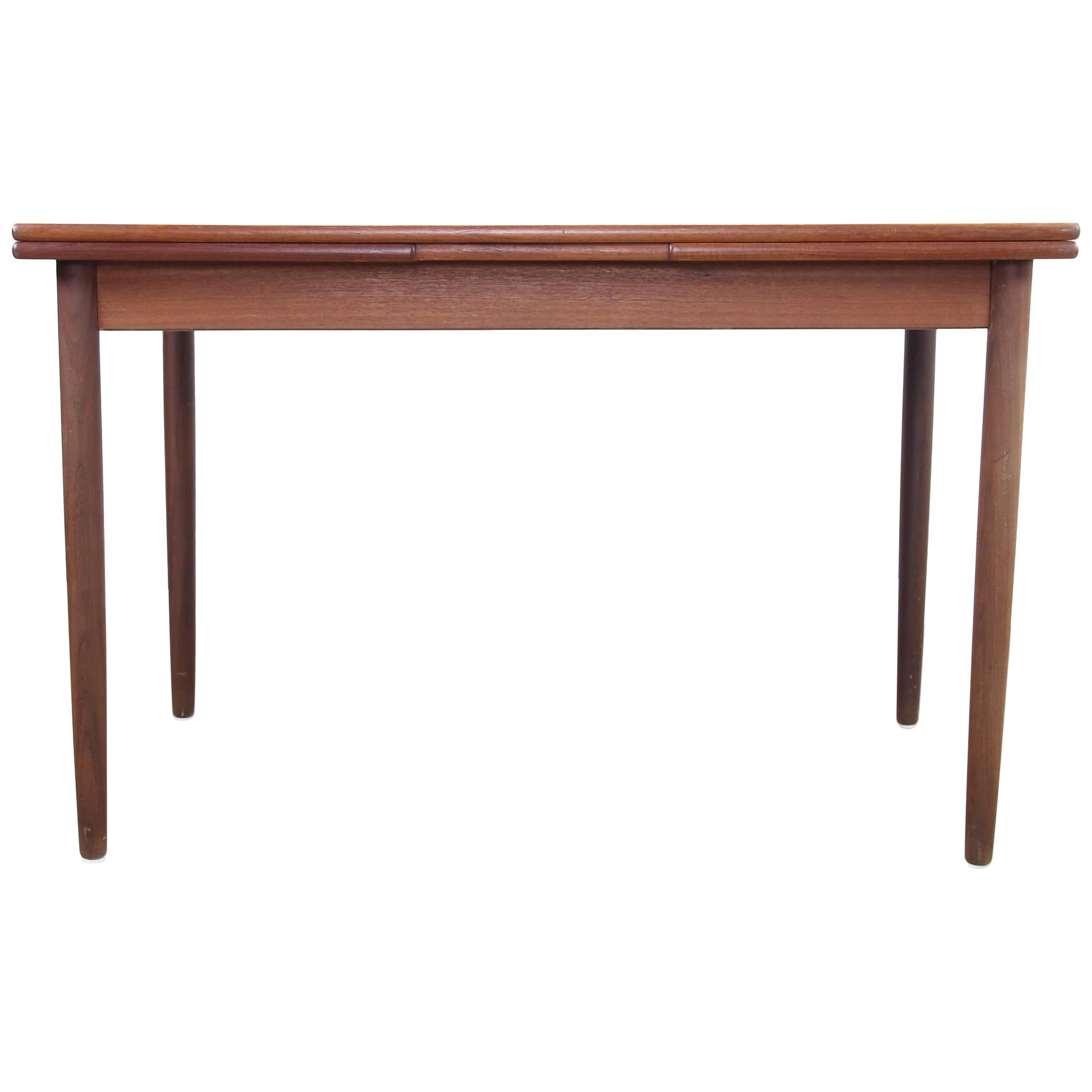 Teak Wooden Dining Room Table Danish Design at 1stDibs