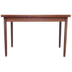 Teak Wooden Dining Room Table Danish Design