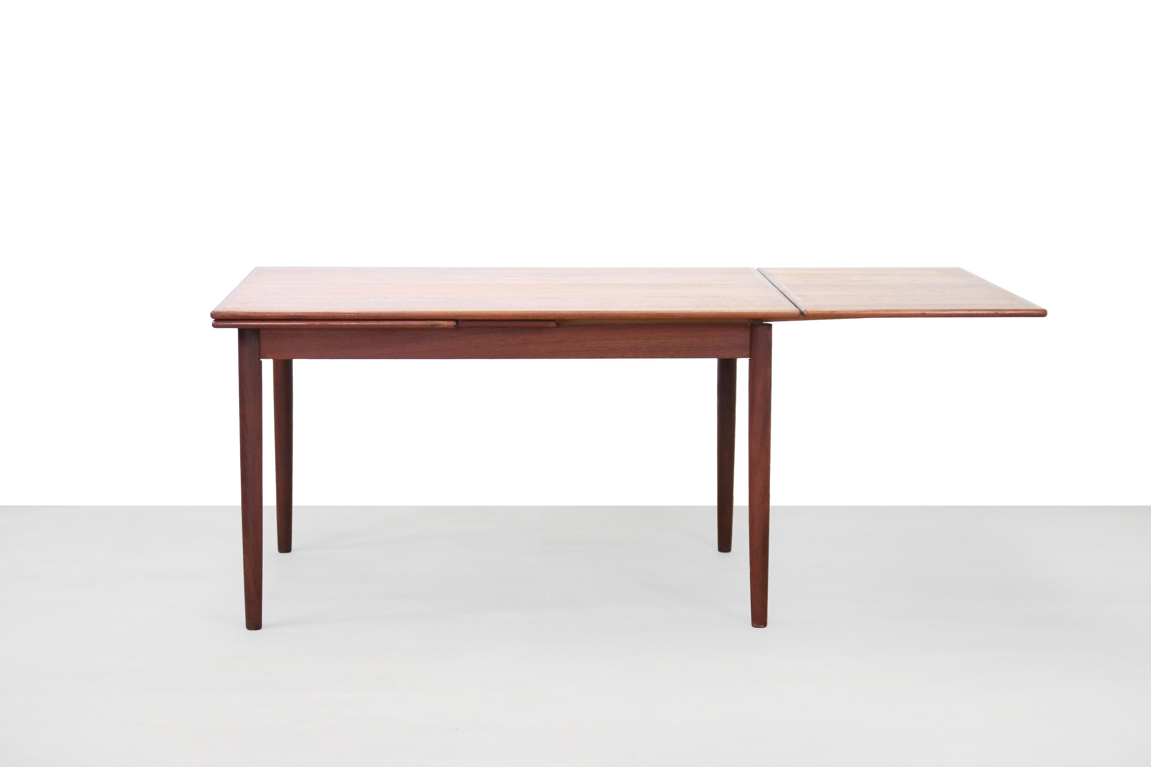 Scandinavian Modern Teak Wooden Dining Table Danish Design