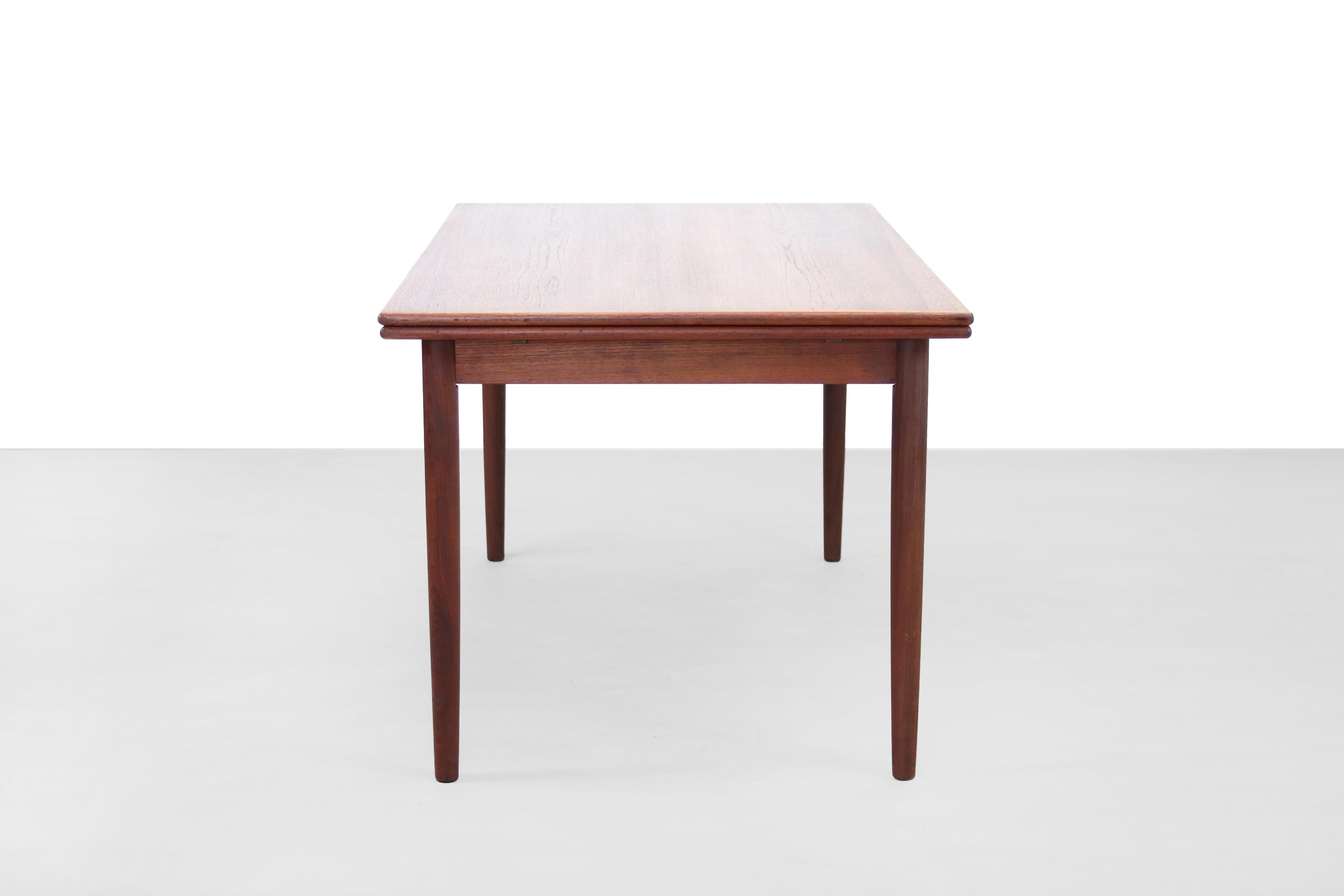 Teak Wooden Dining Table Danish Design 1