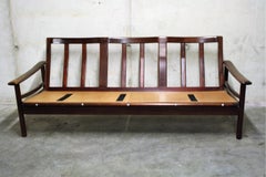 Teak Wooden Scandinavian Bench, 1960s