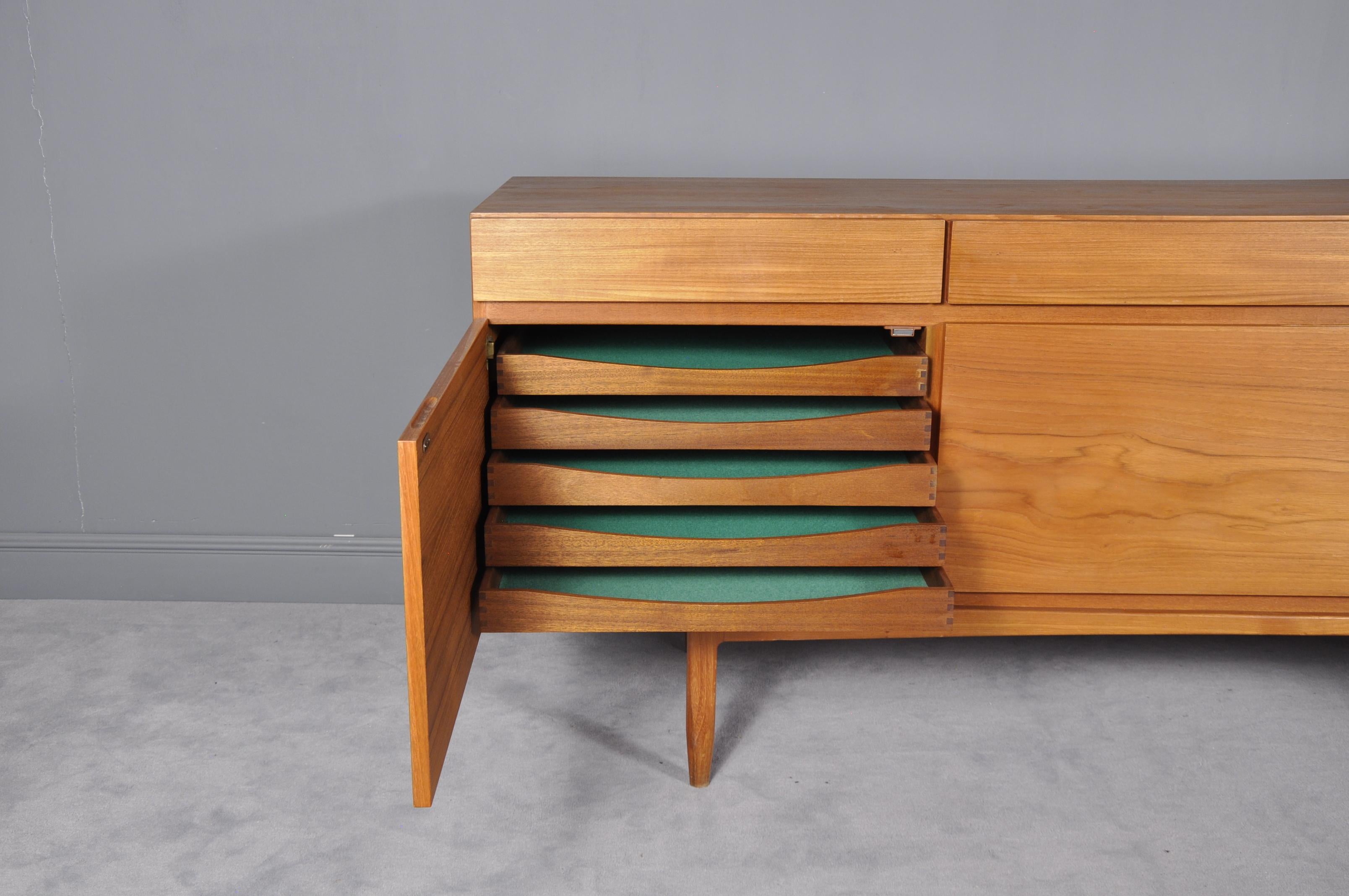 Teak Wooden Sideboard Model 66 by Ib Kofod-Larsen for Faarup Møbelfabrik, 1960s 5