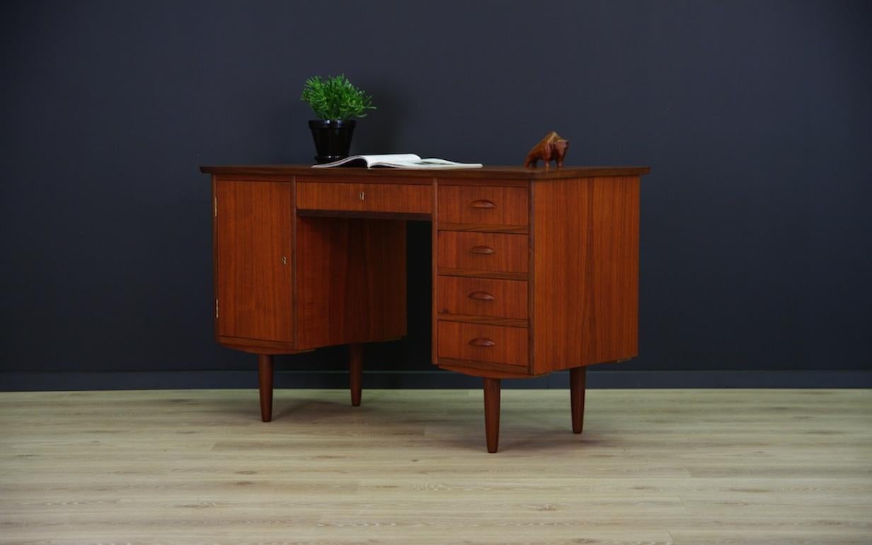 Scandinavian Modern Teak Writing Desk Classic Danish Design, 1960-1970