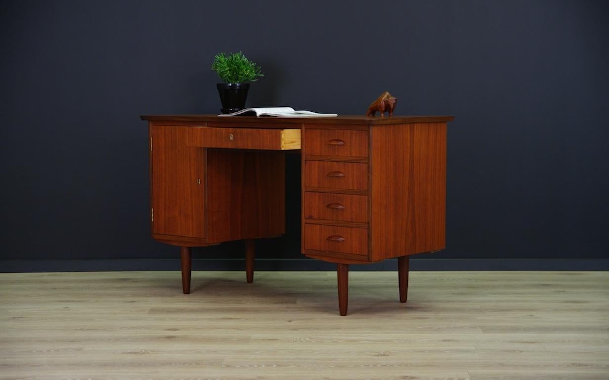 Teak Writing Desk Classic Danish Design, 1960-1970 1