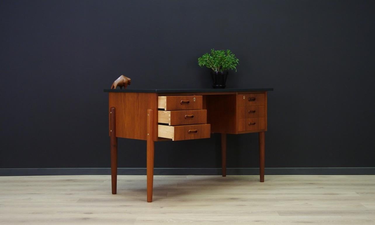 Teak Writing Desk Danish Design Vintage 1