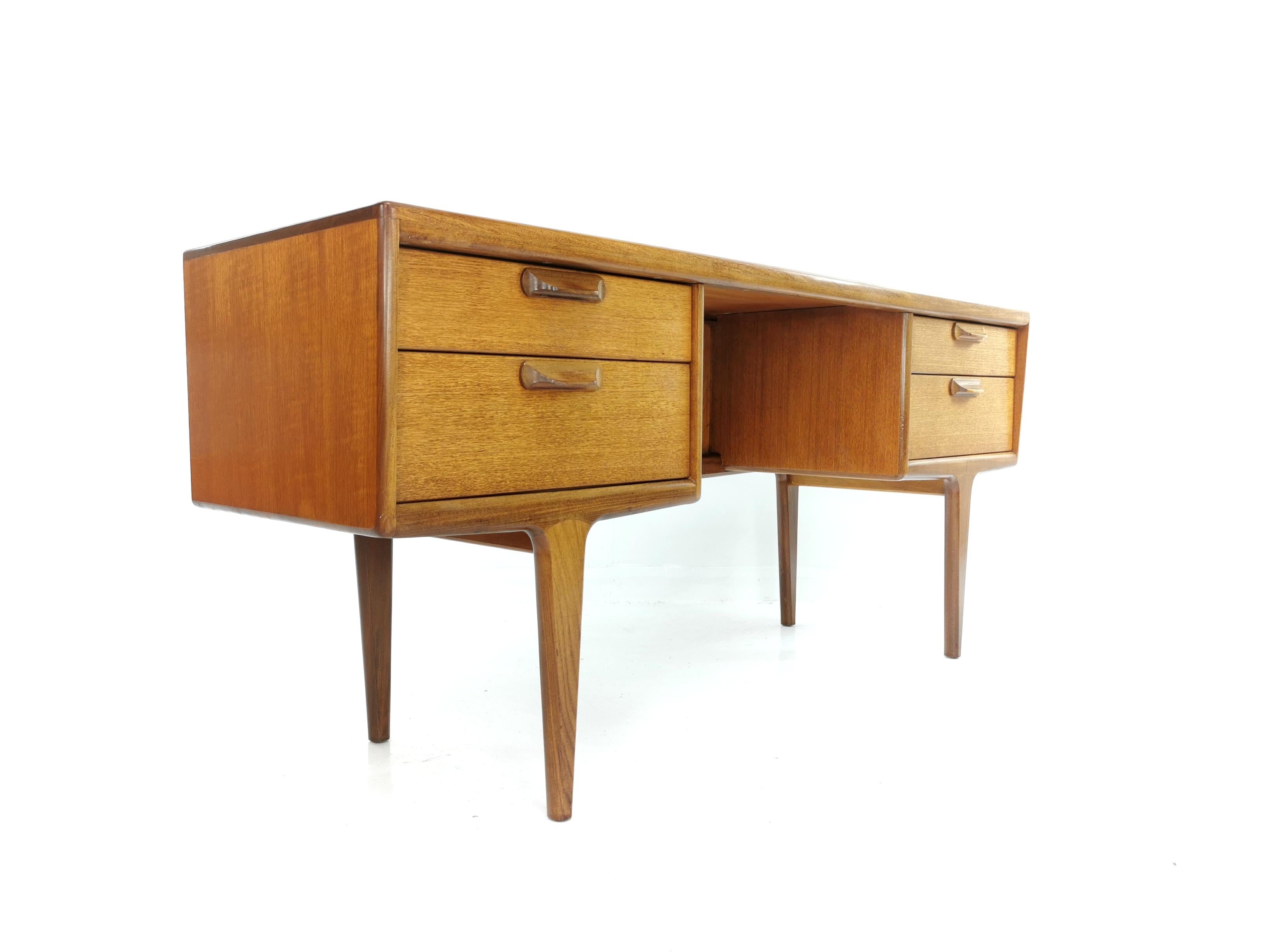 Teak Writing Desk Midcentury Vintage, 1960s-1970s 2