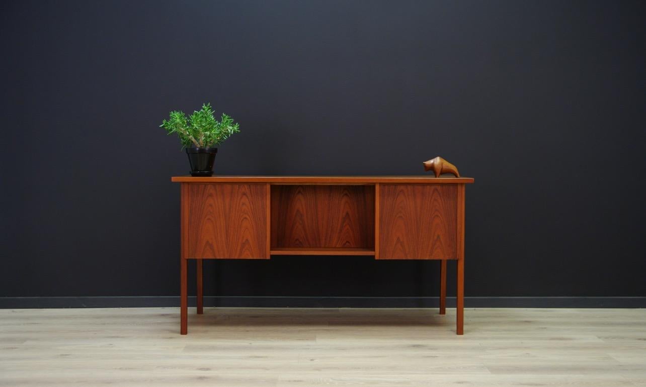 Teak Writing Desk Vintage Danish Design Retro 1