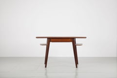Teak Writing Desk with Drawer, Design by Silvio Cavatorta, Italy, 1960s