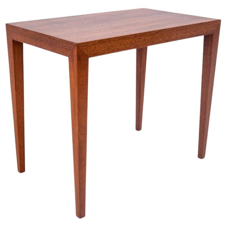 Table basse en teck, Haslev Møbelfabrik, Danemark, années 1960