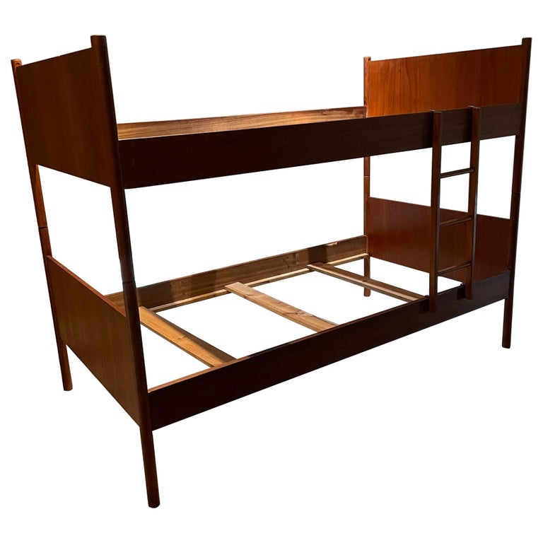 Teakwood Bunk Bed Set Twin By, Mid Century Modern Bunk Bed