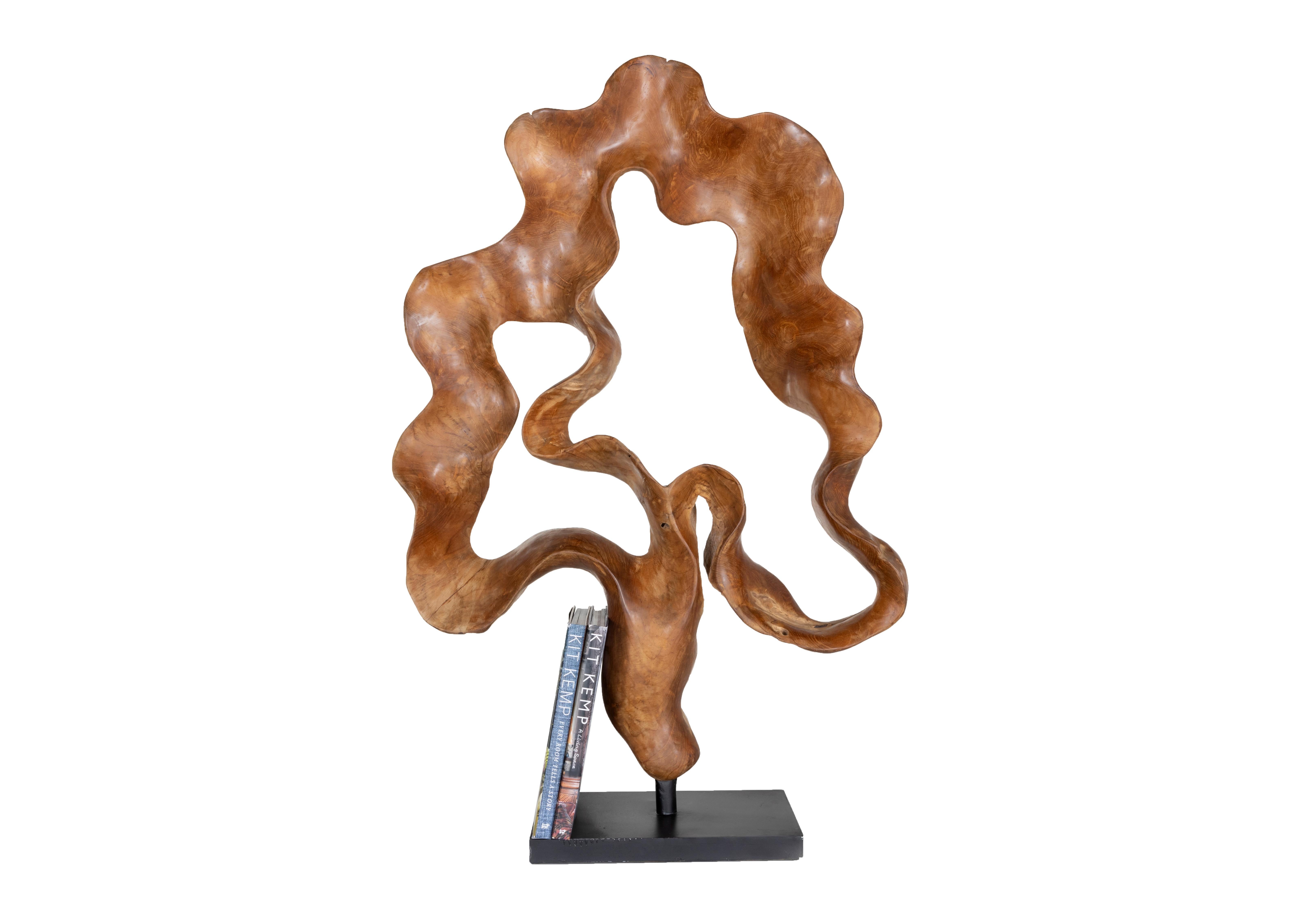 Teakwood Organic Sculptural Accessory For Sale 6