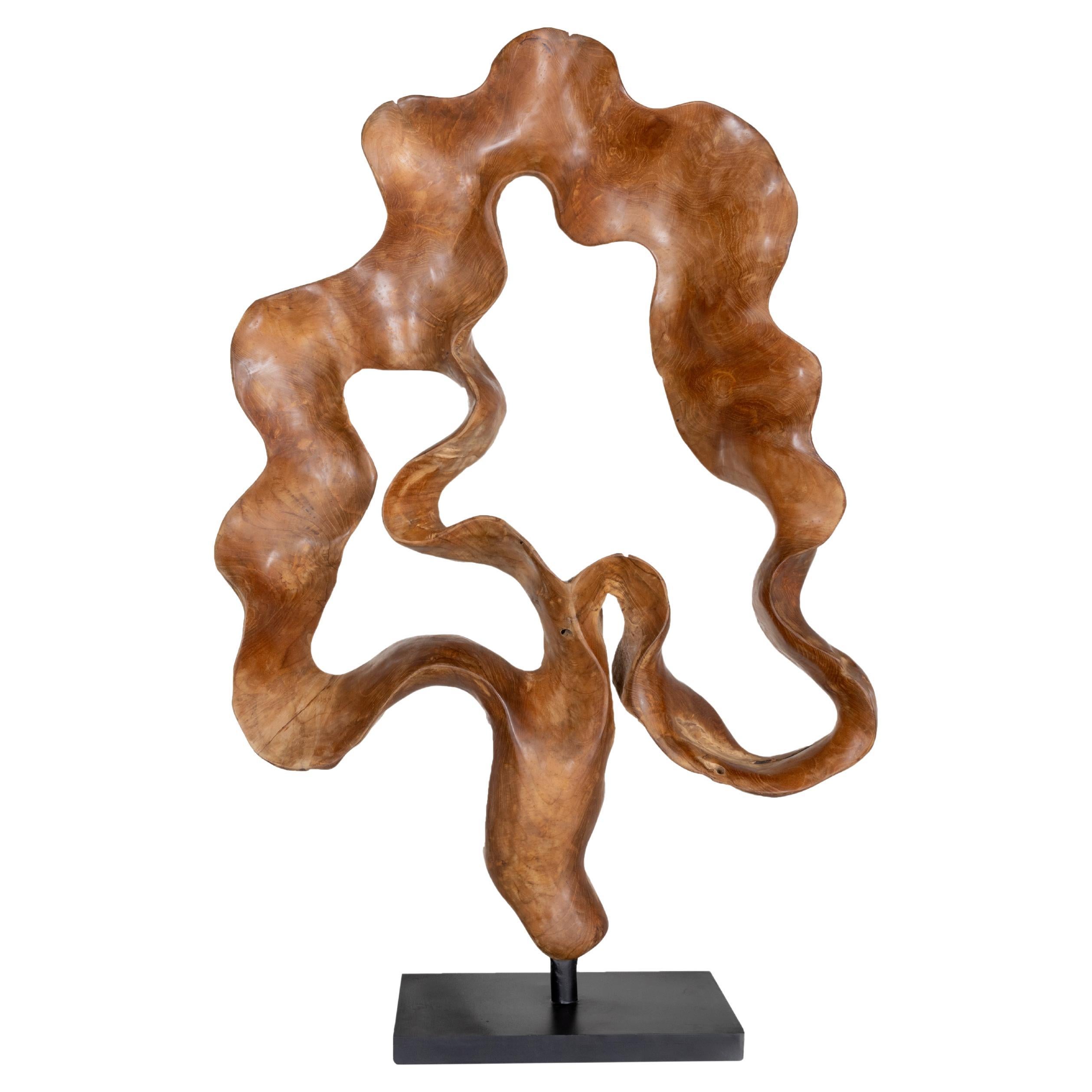 Teakwood Organic Sculptural Accessory