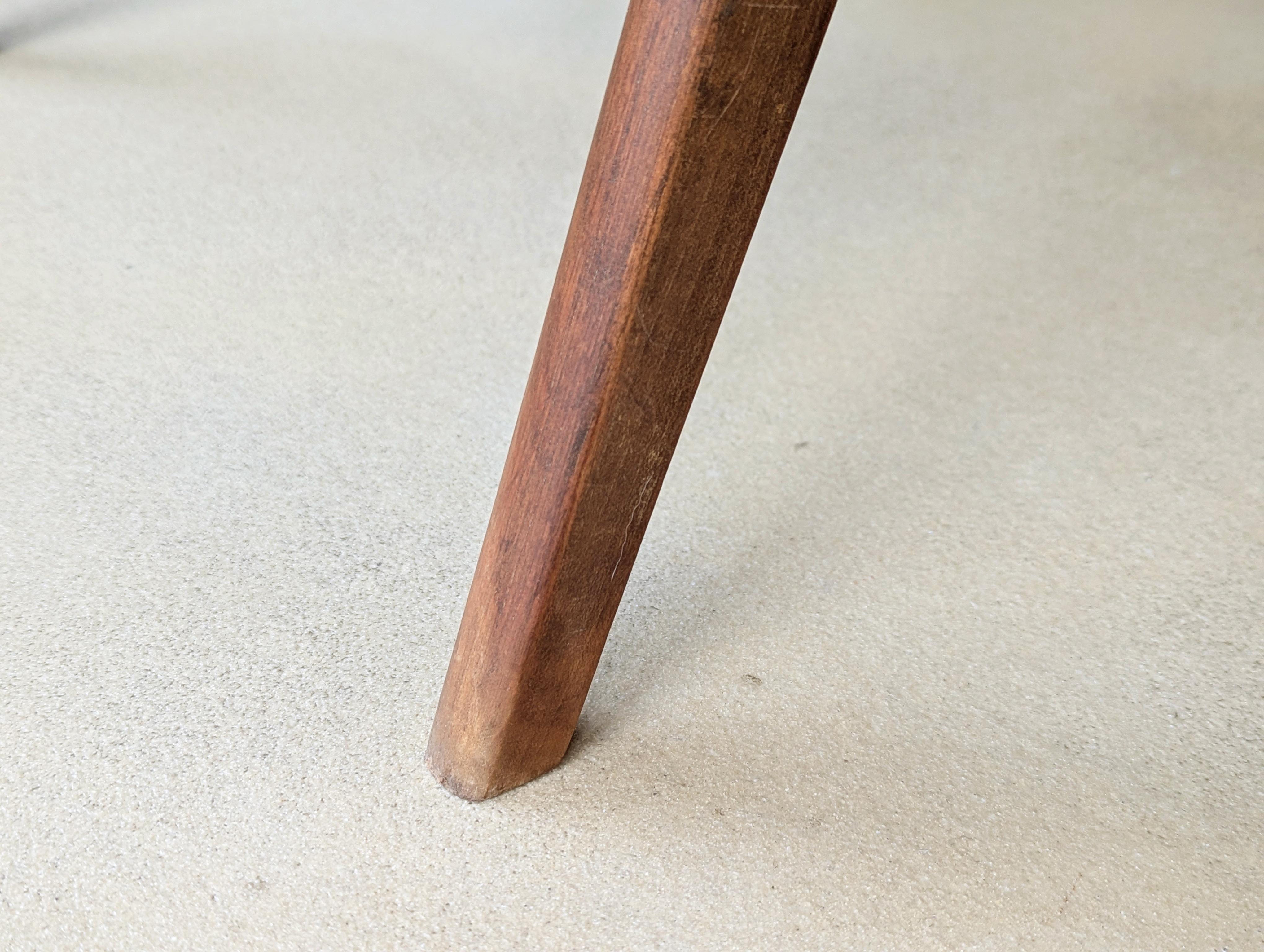 Contenant de table de travail/table basse moderne du milieu du siècle dernier en teck et stratifié plastique en vente 4
