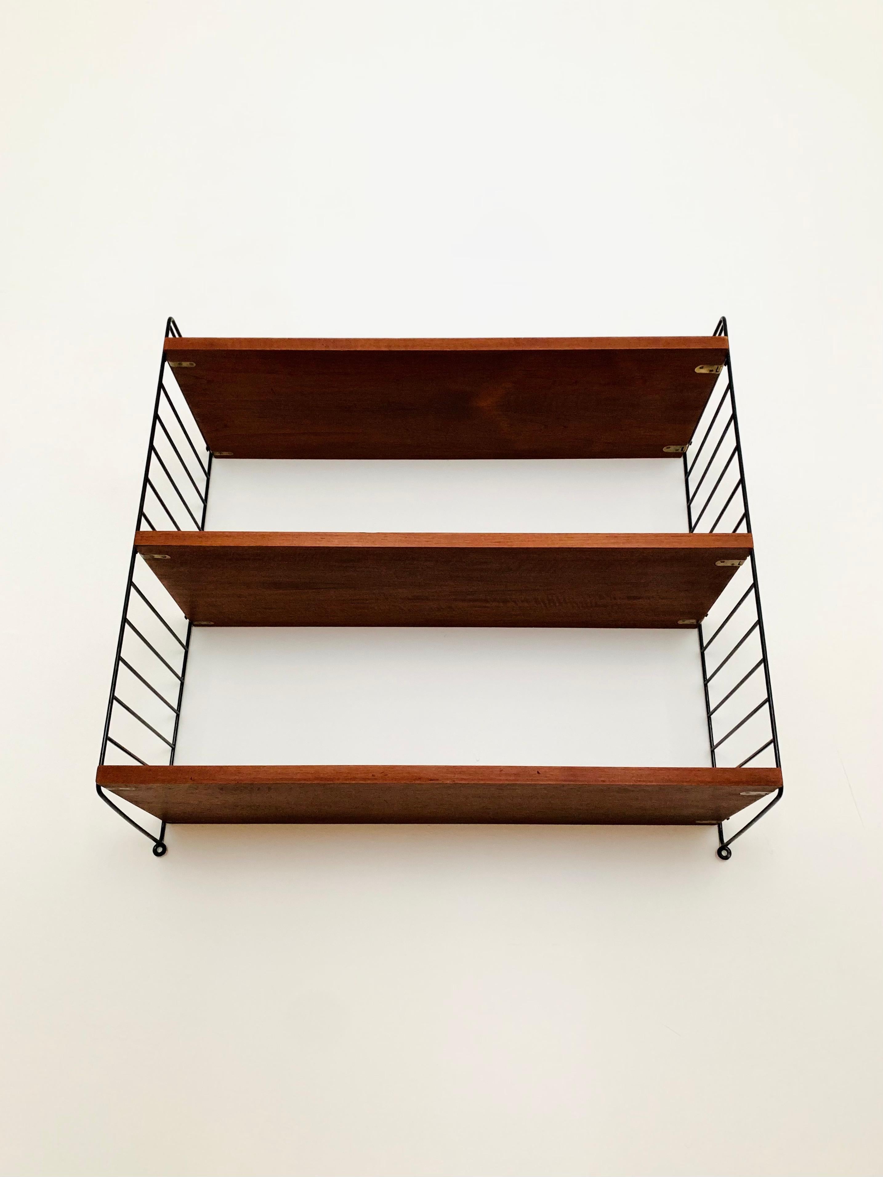 Danish Teakwood Shelf by Kajsa & Nils ''Nisse'' Strinning for String Design