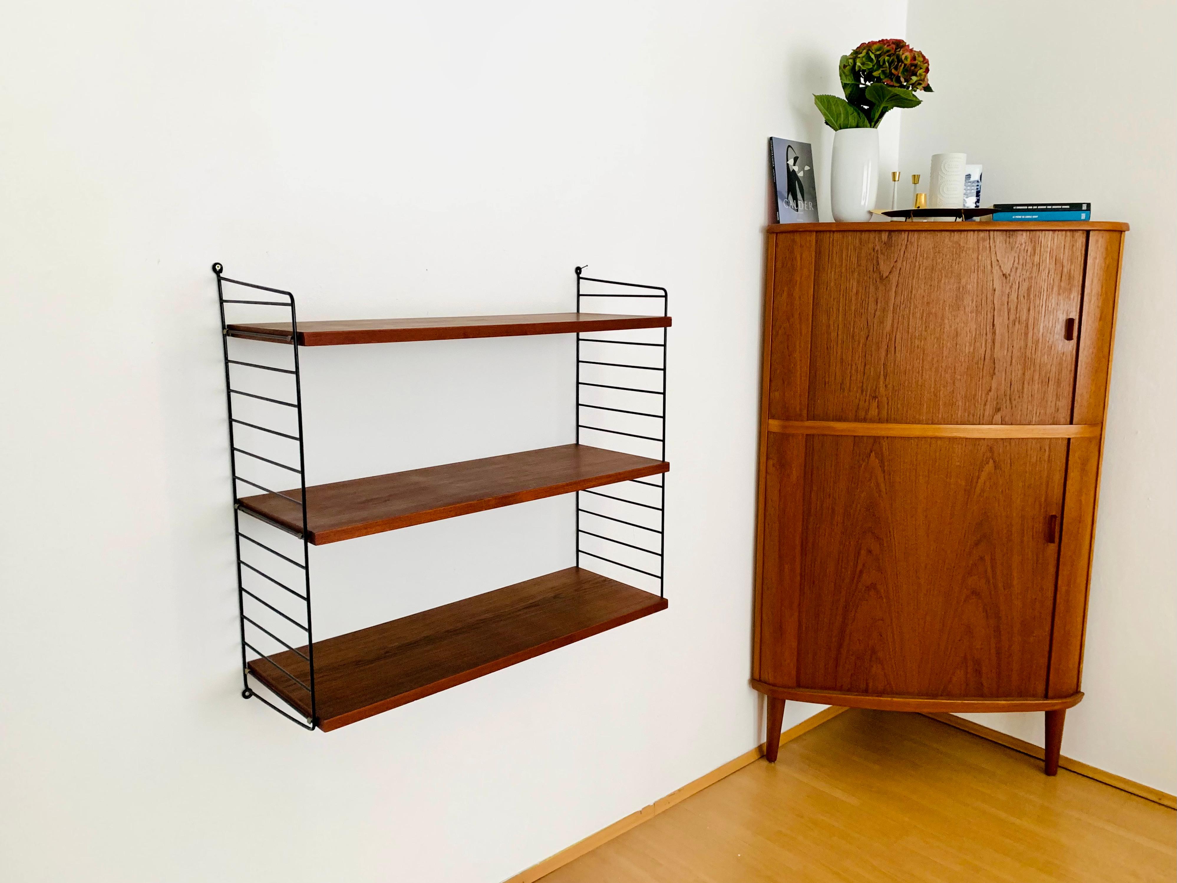 Teakwood Shelf by Kajsa & Nils ''Nisse'' Strinning for String Design 1