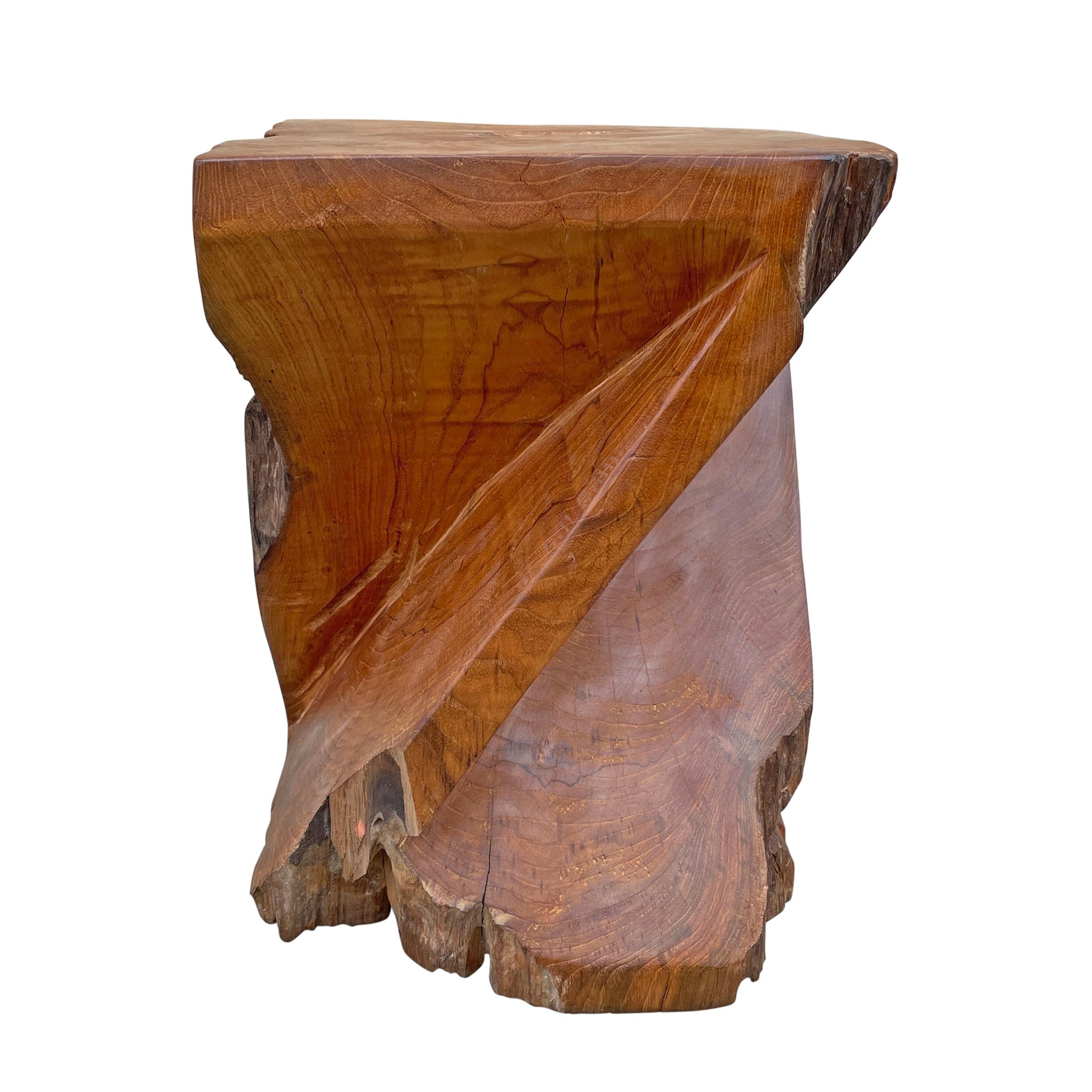 Teakwood Side Table In Good Condition For Sale In Chicago, IL