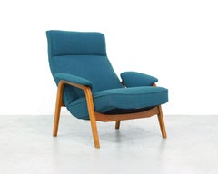 Teal Artifort Theo Ruth Lounge Chair Model 137